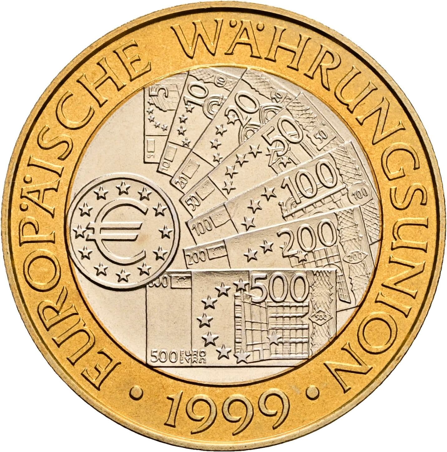 50 Schilling 1999 – Rückseite
