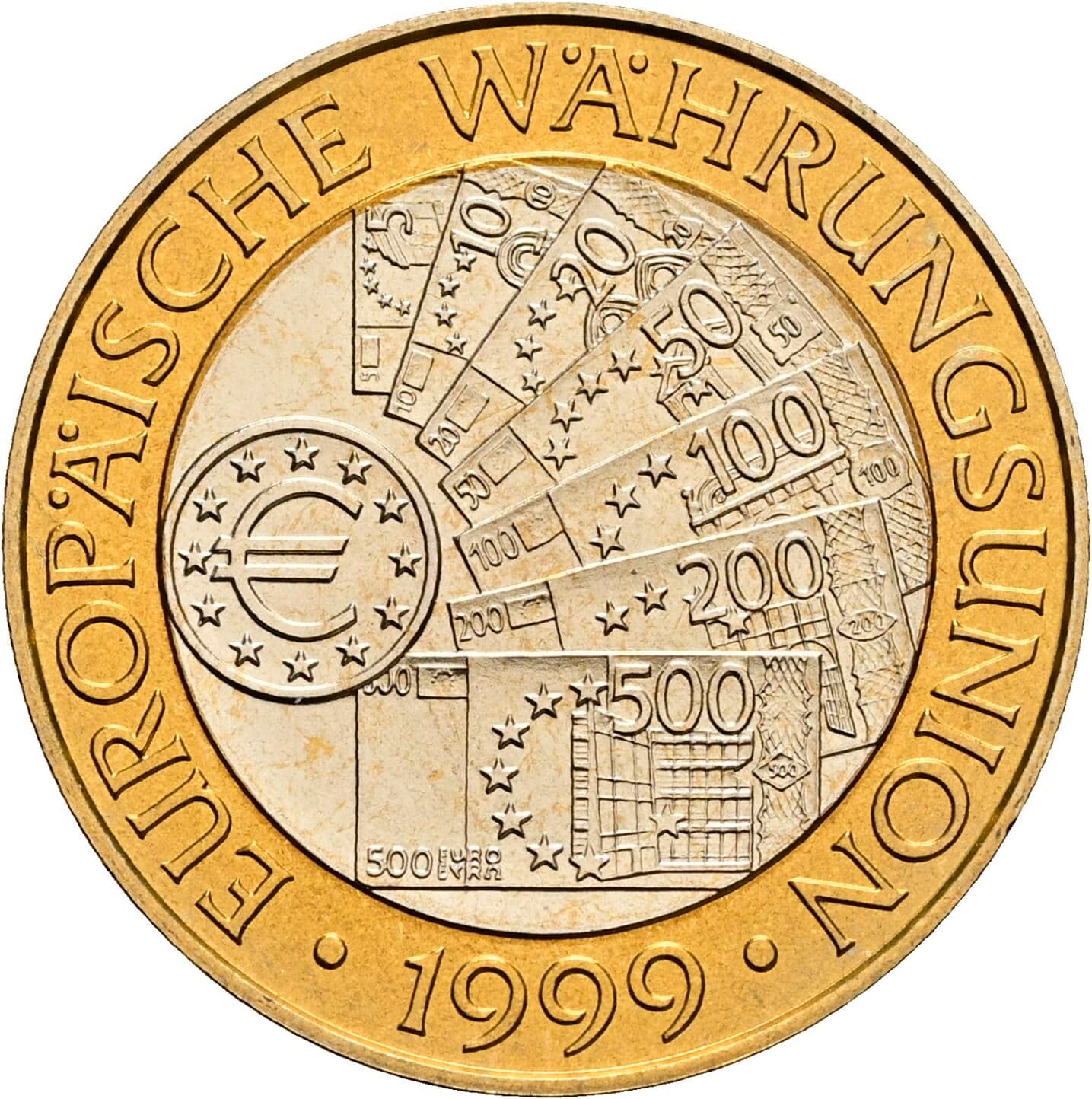 50 Schilling 1999 – Rückseite