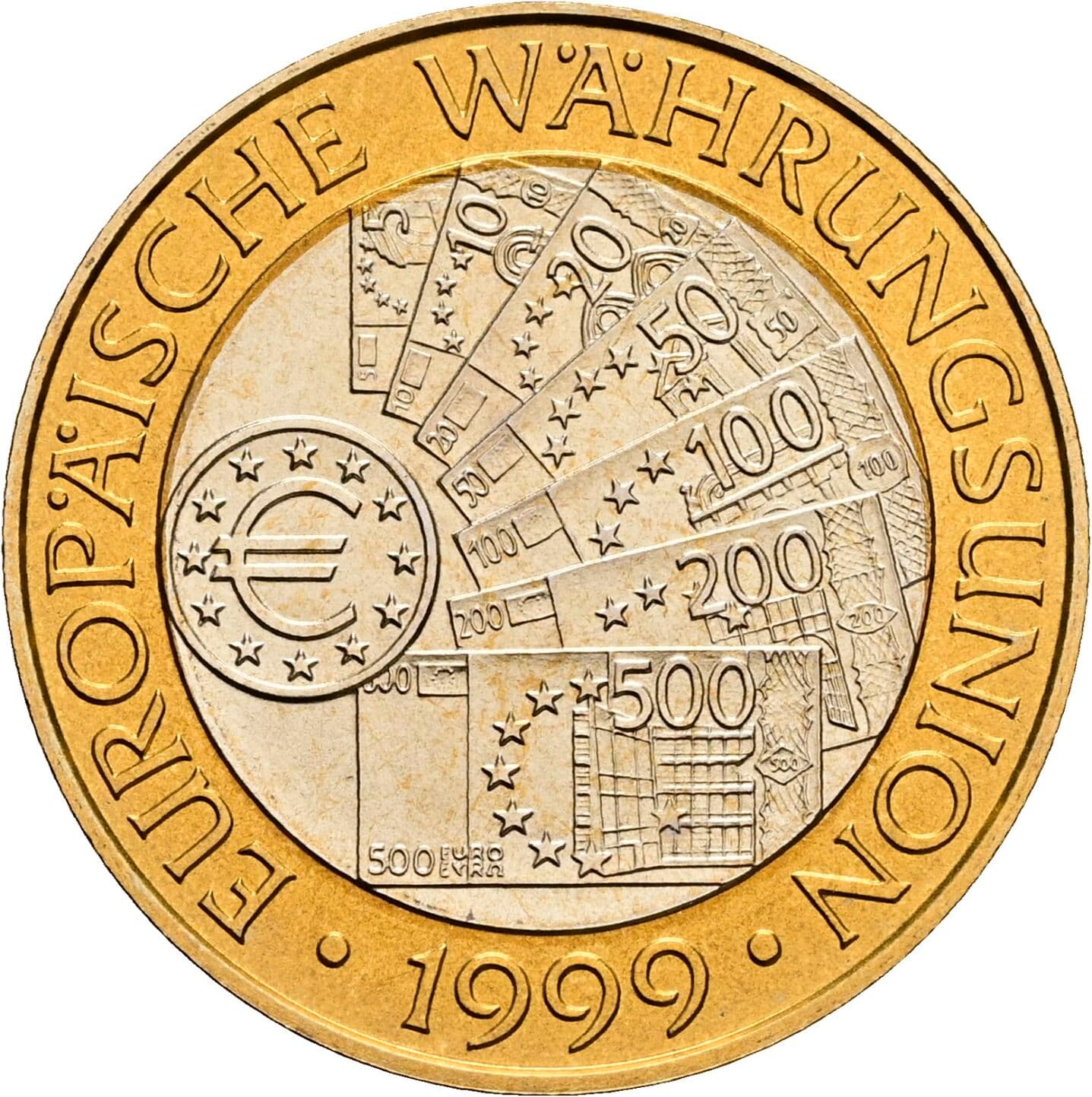 50 Schilling 1999 – Rückseite