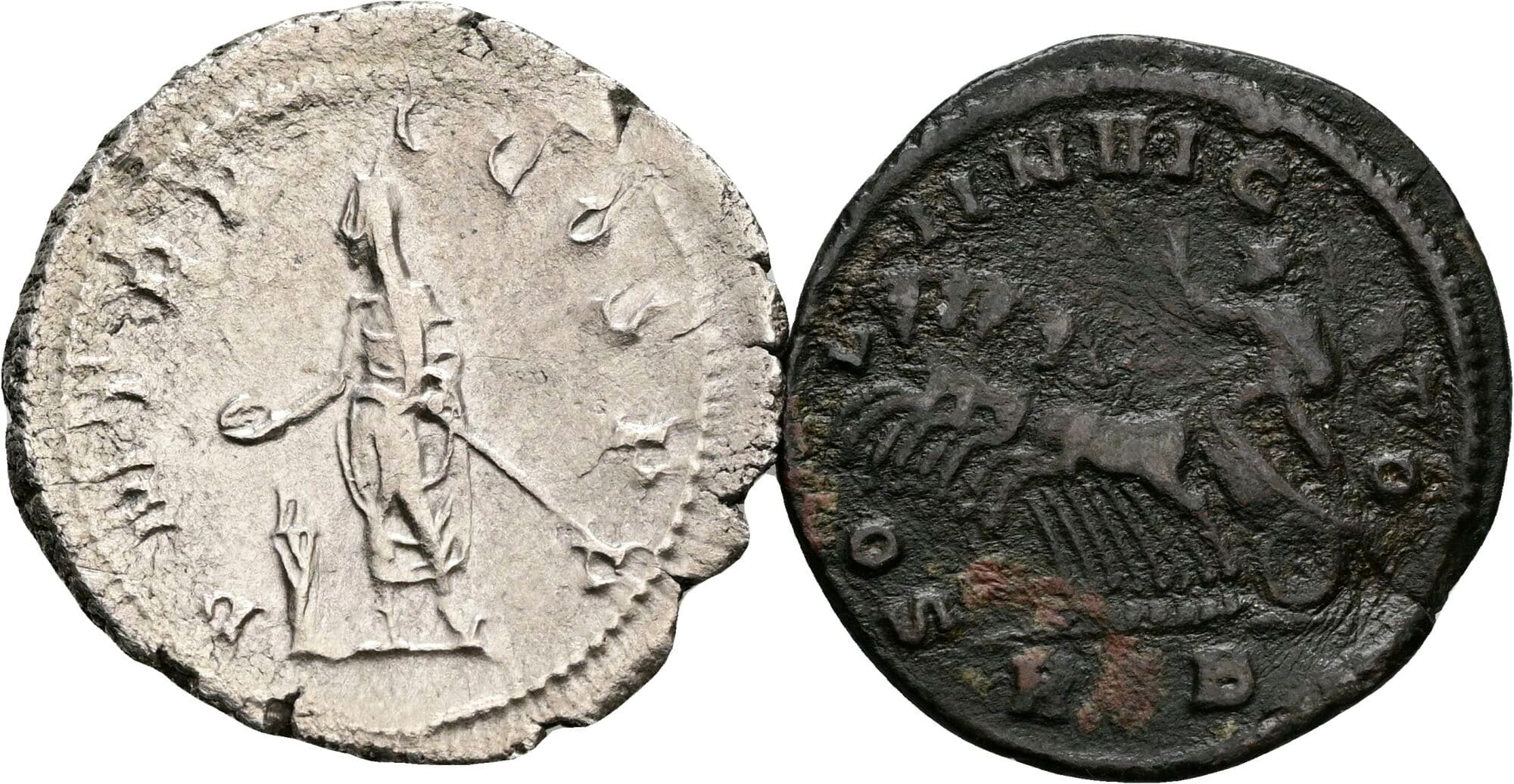 Lot 2 Stück Antoniniane