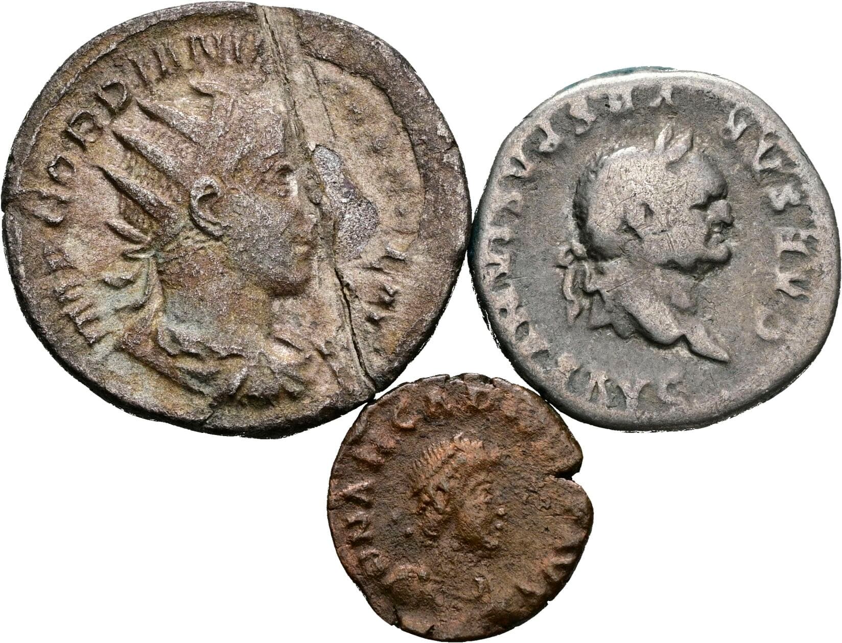 Lot Denar, Antoninian, AE Münze