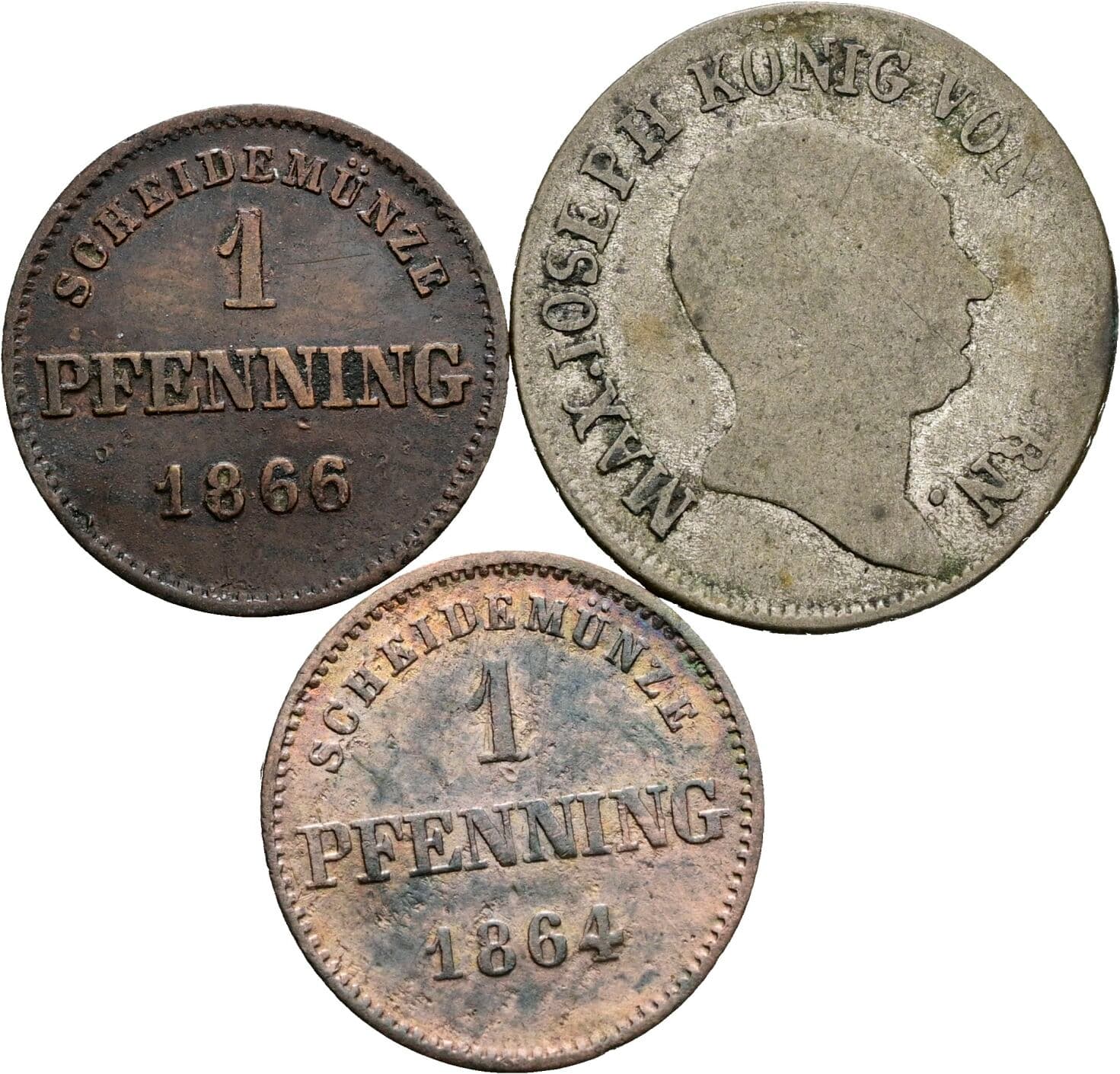 Lot 3 Stück Münzen