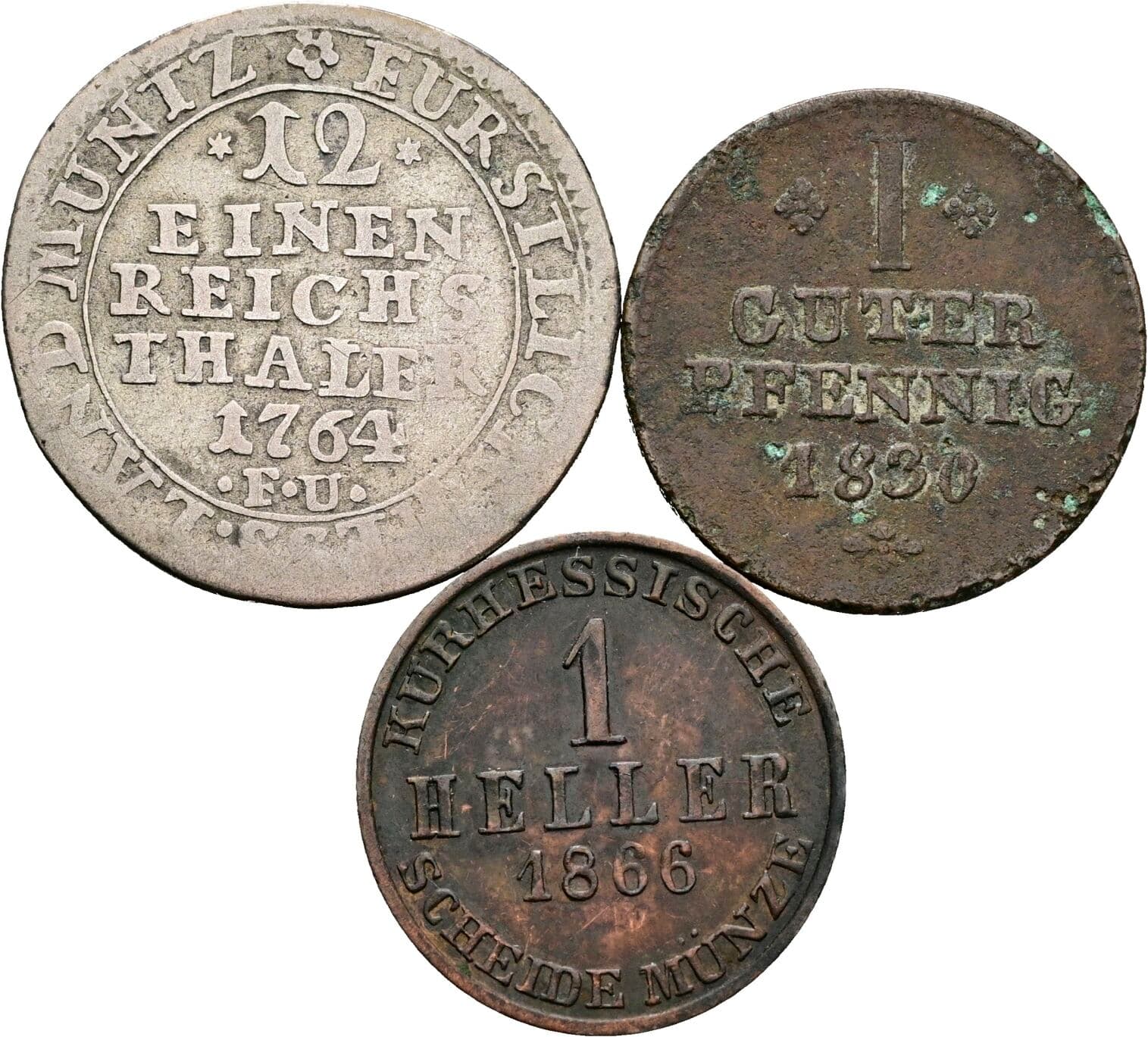 Lot 3 Stück Münzen