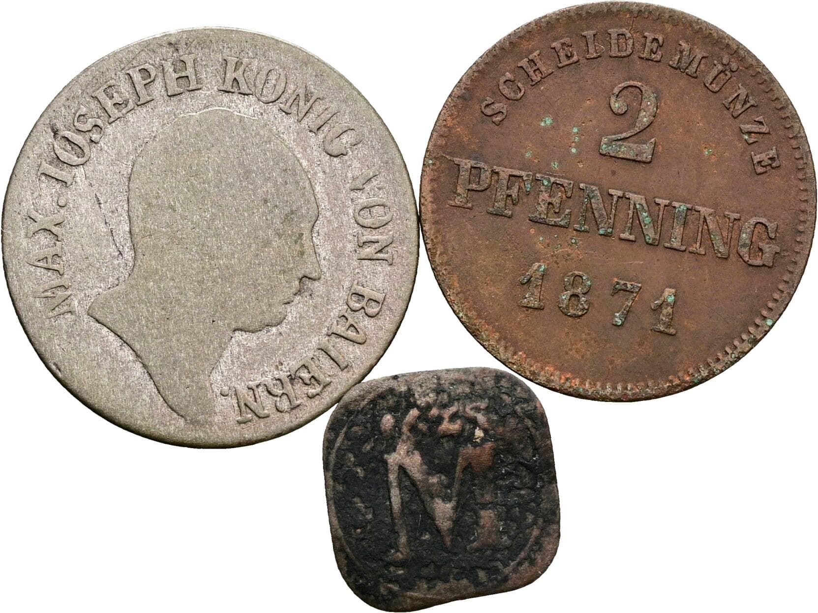 Lot 3 Stück Münzen