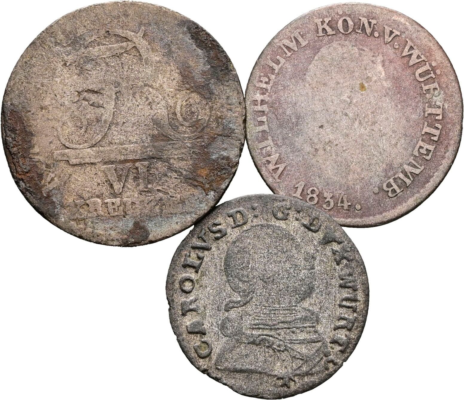 Lot 3 Stück Kreuzer