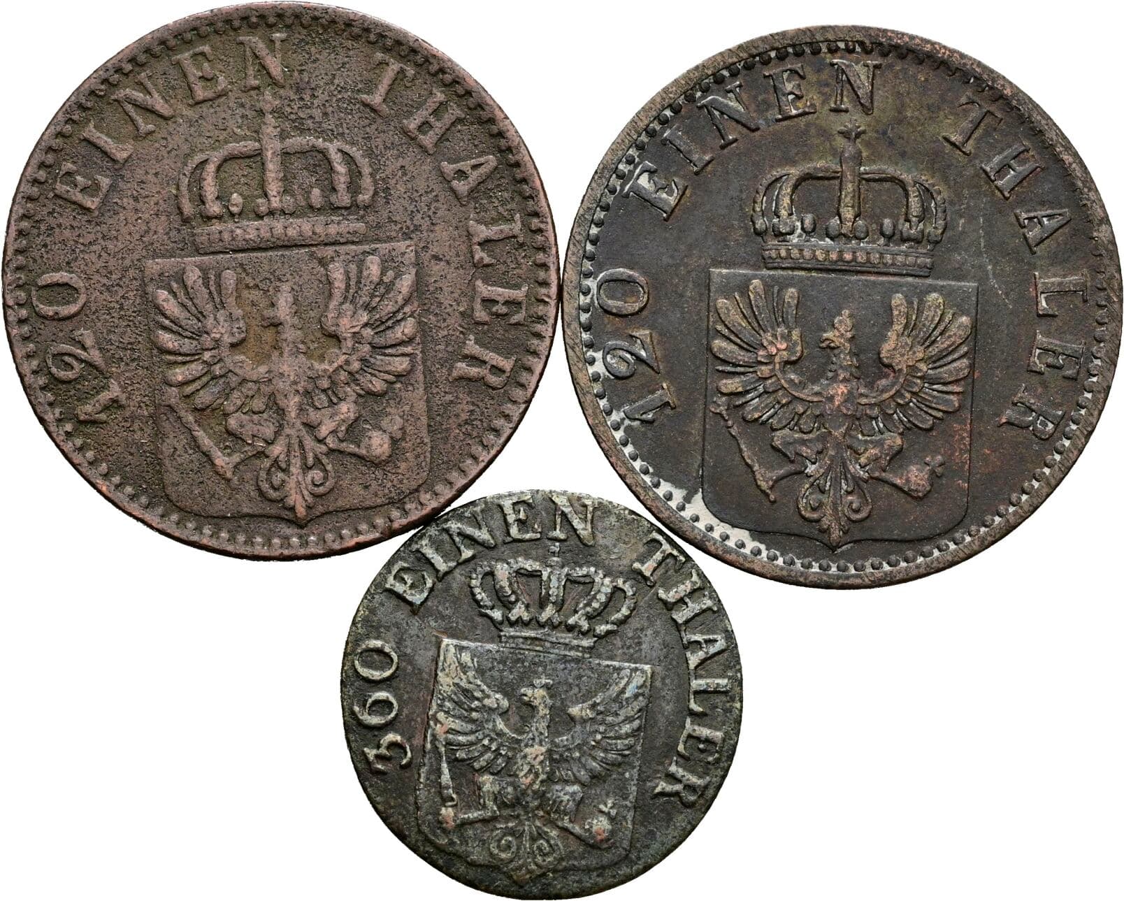 Lot 3 Stück Pfennig