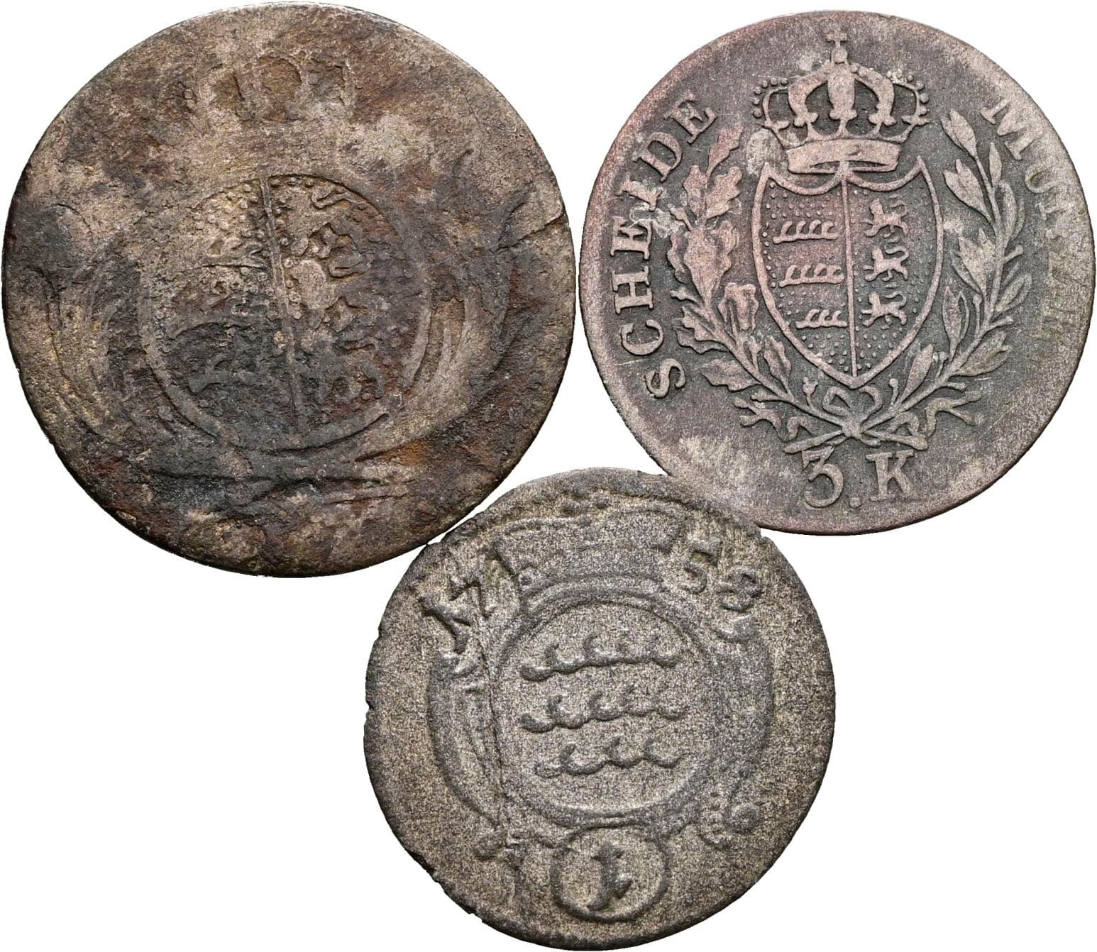 Lot 3 Stück Kreuzer