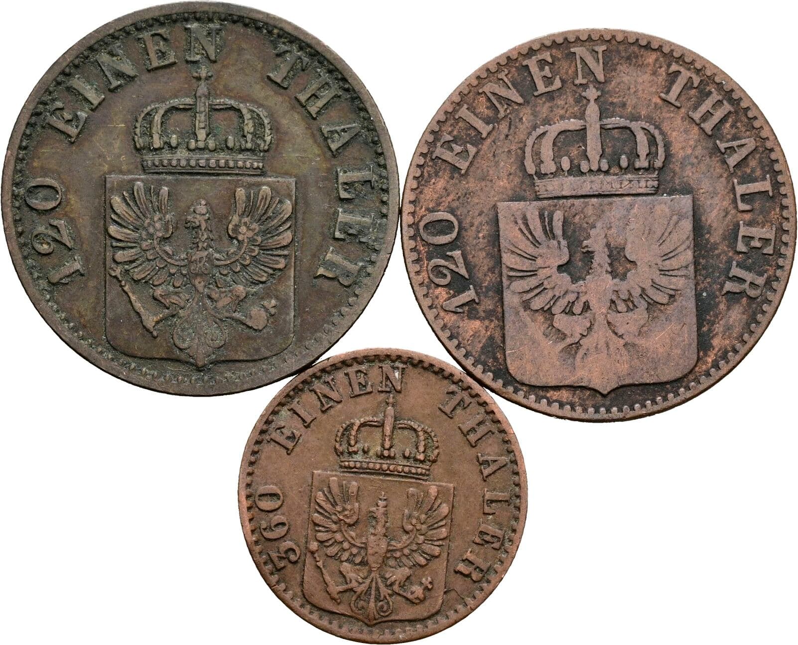 Lot 3 Stück Pfennig