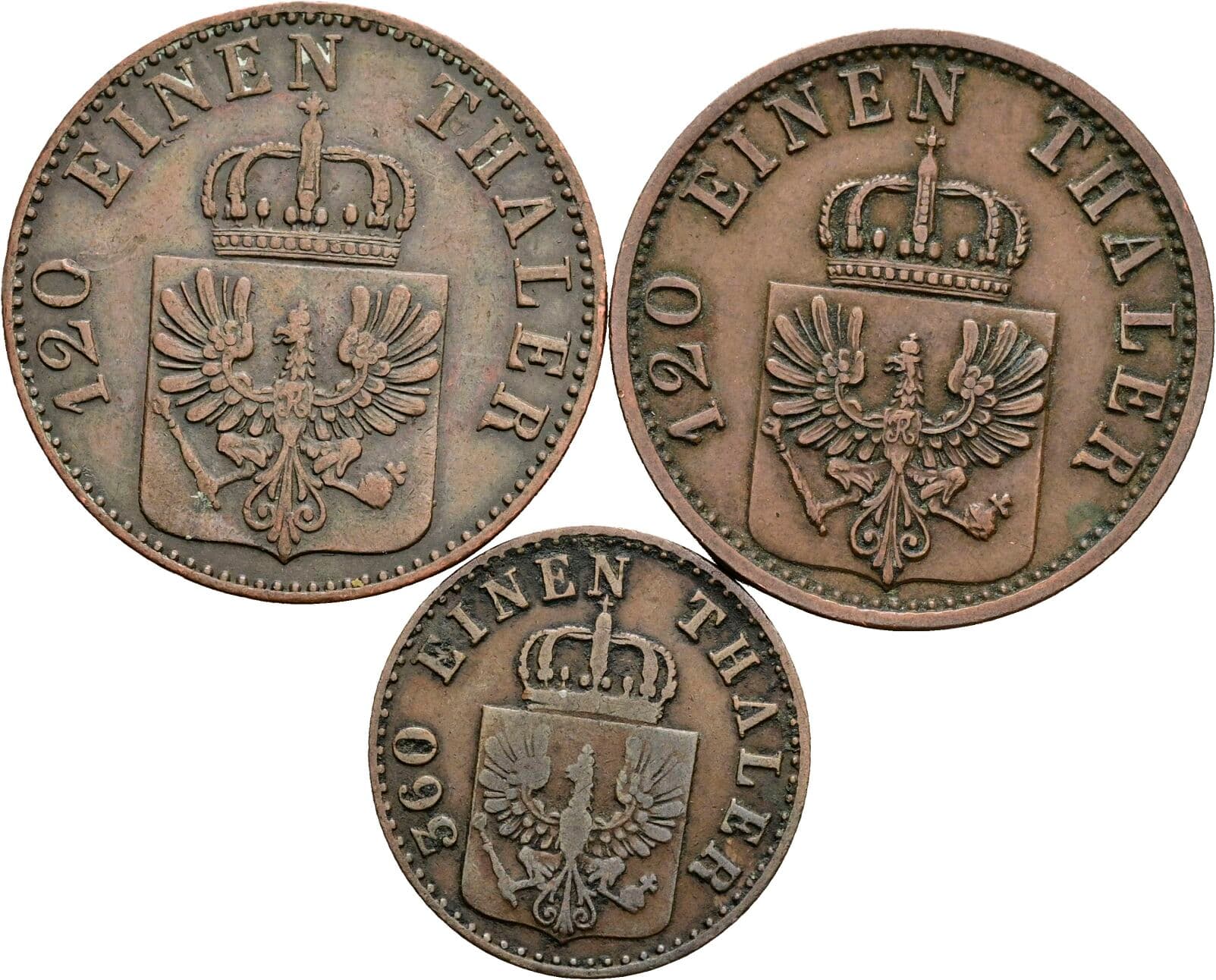 Lot 3 Stück Pfennig