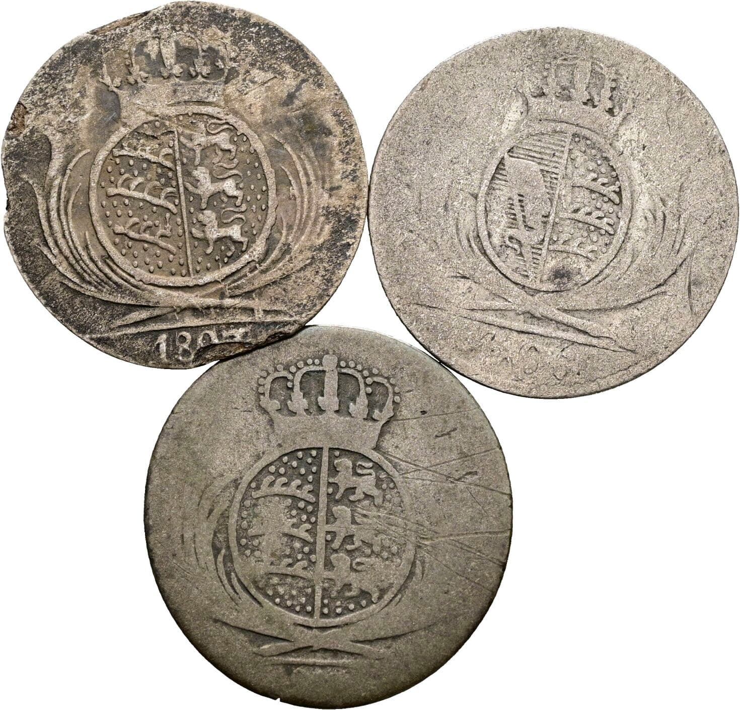 Lot 3 Stück 6 Kreuzer