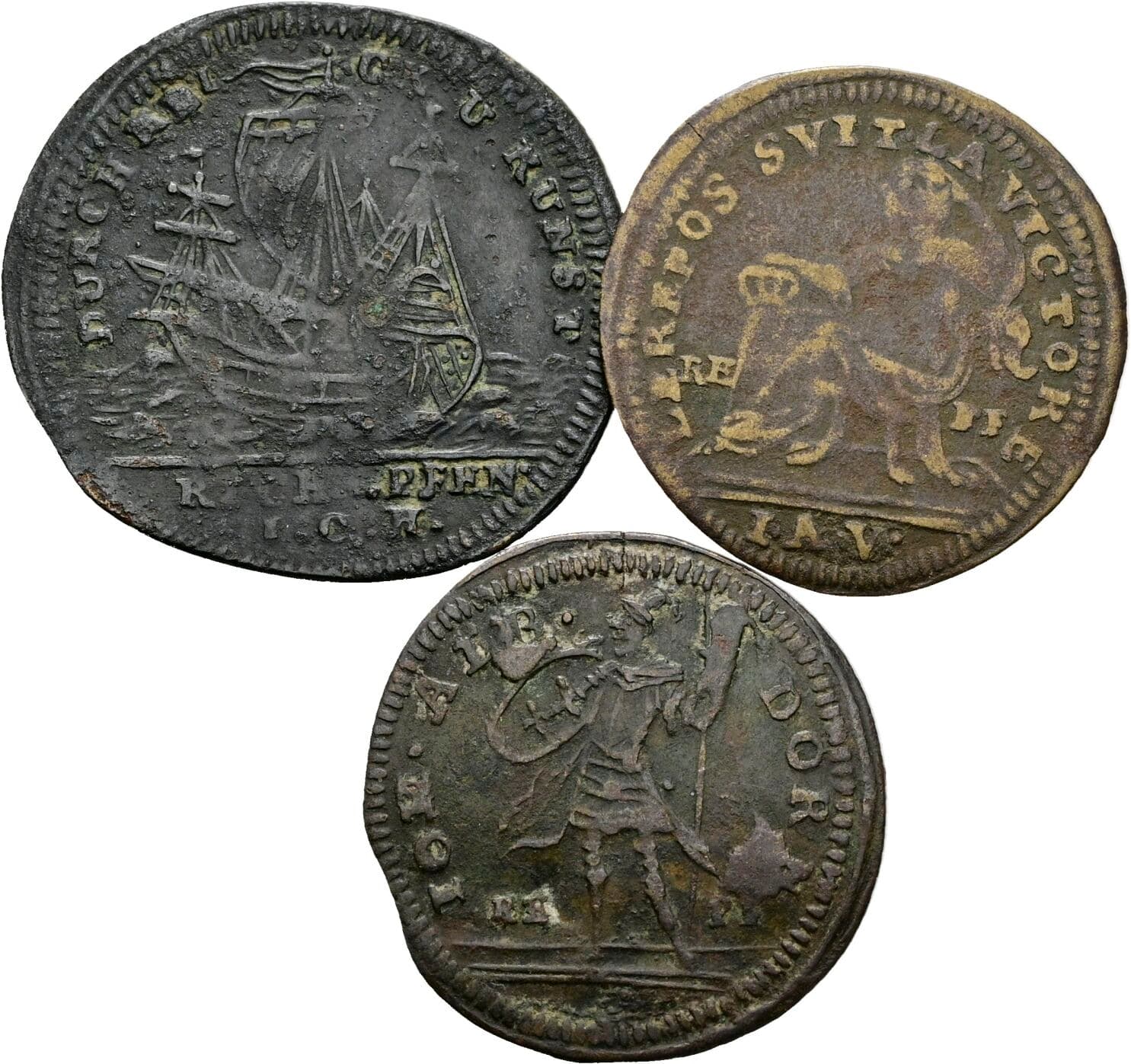 Lot 3 Stück Rechenpfennige