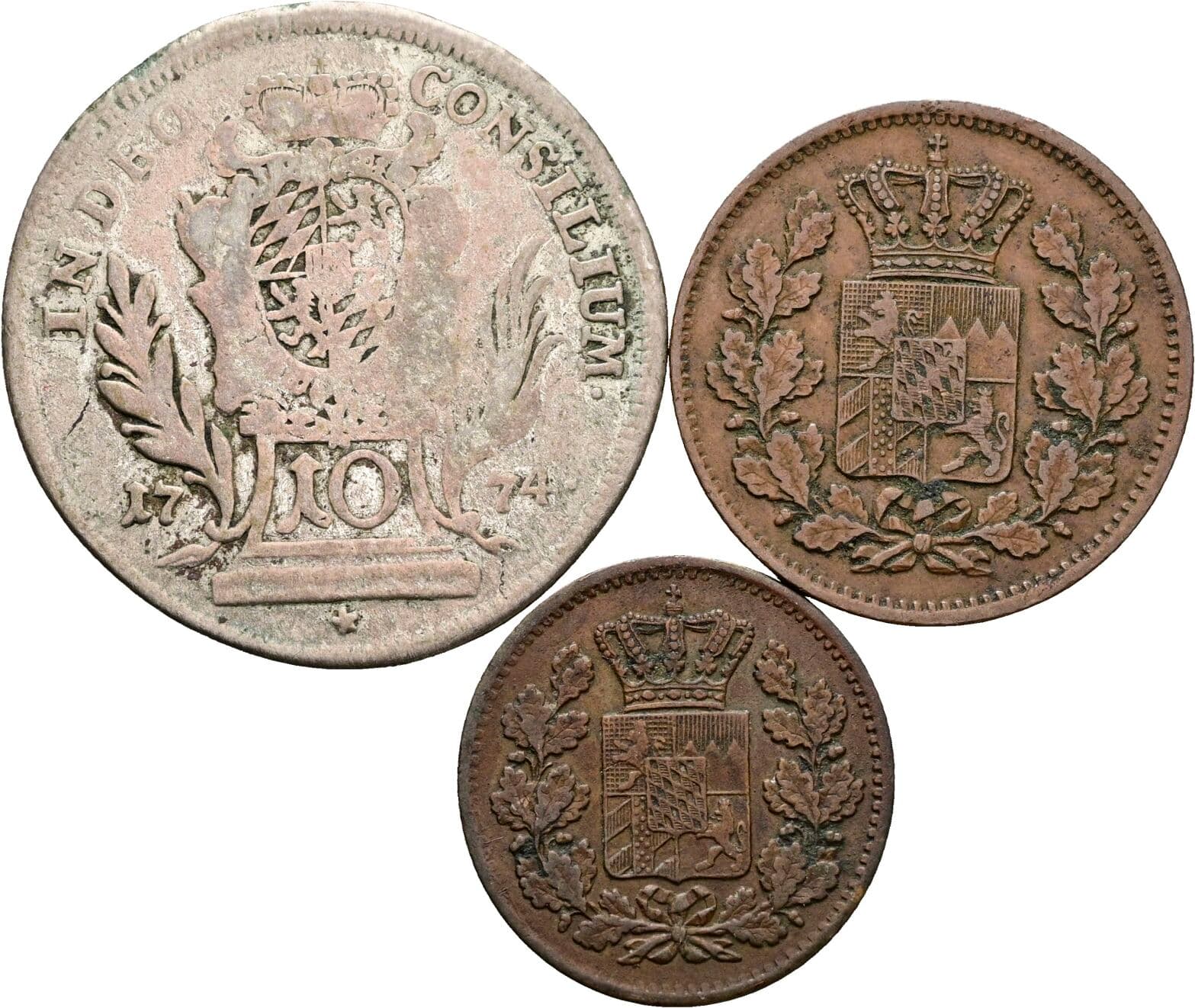 Lot 3 Stück Münzen