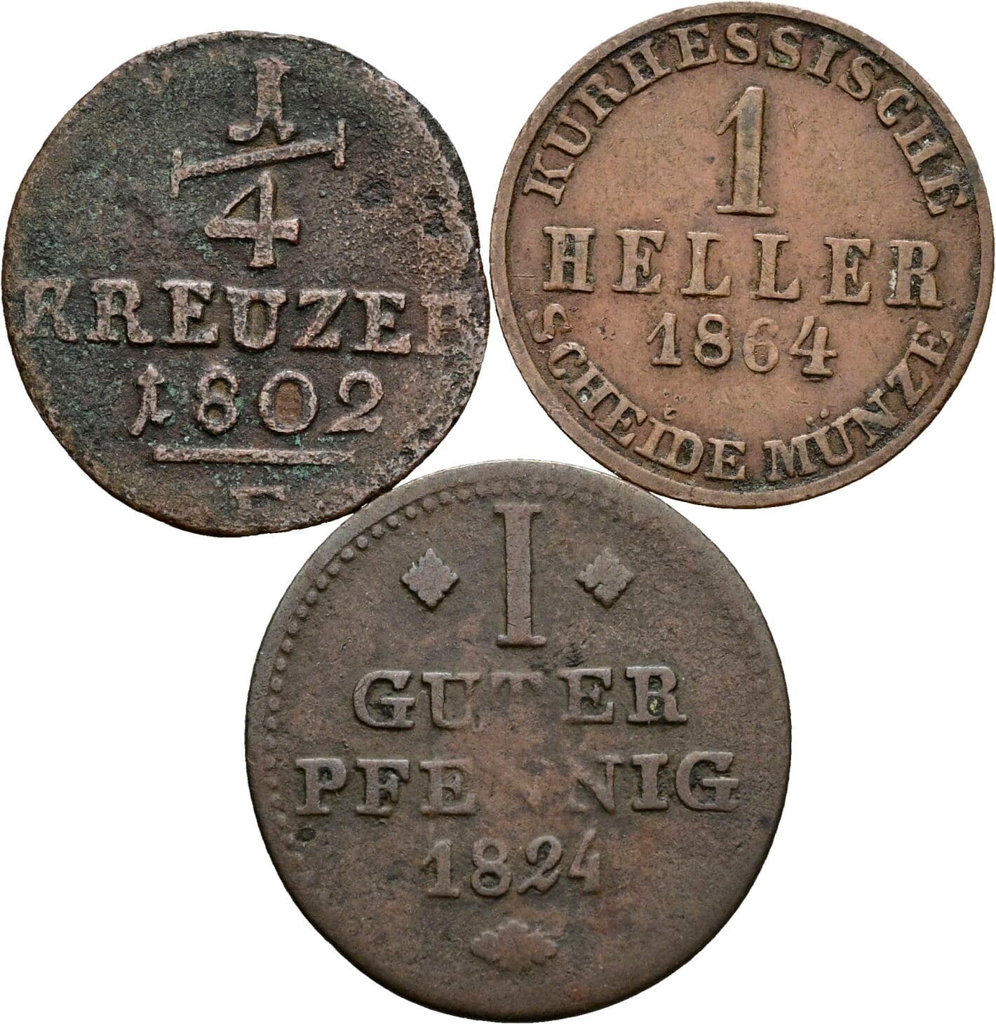 Lot 3 Stück Münzen