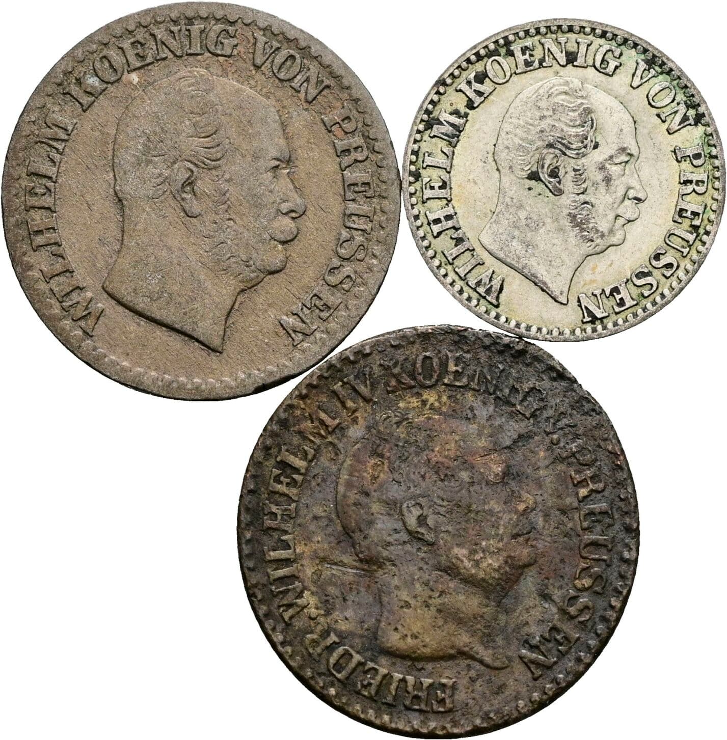 Lot 3 Stück Silbergroschen