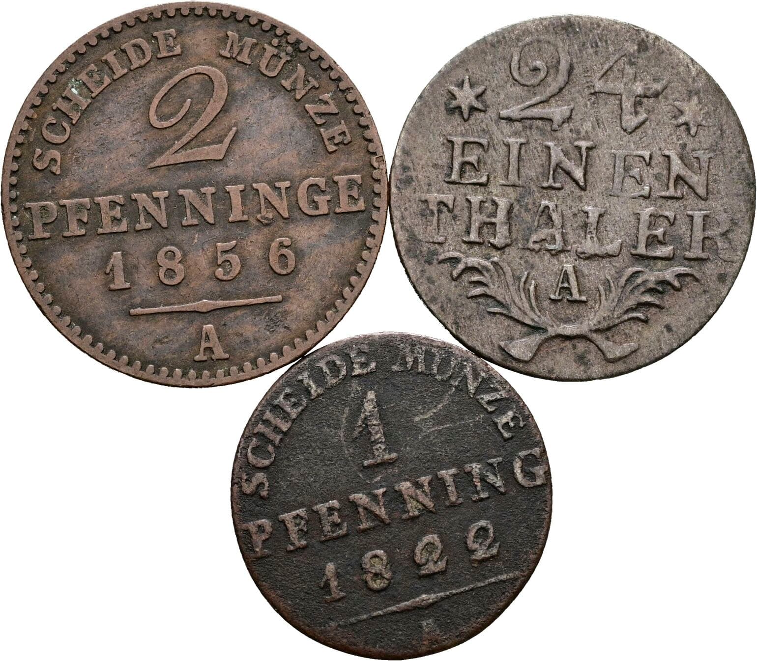 Lot 3 Stück Münzen