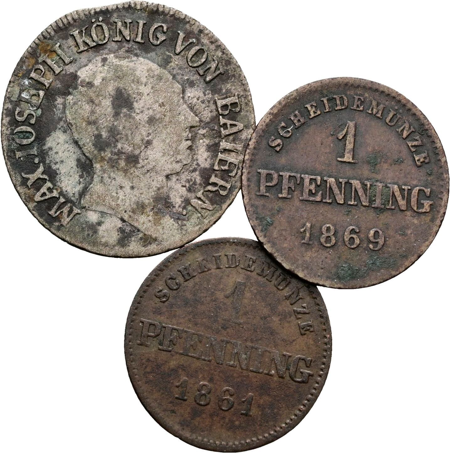 Lot 3 Stück Münzen