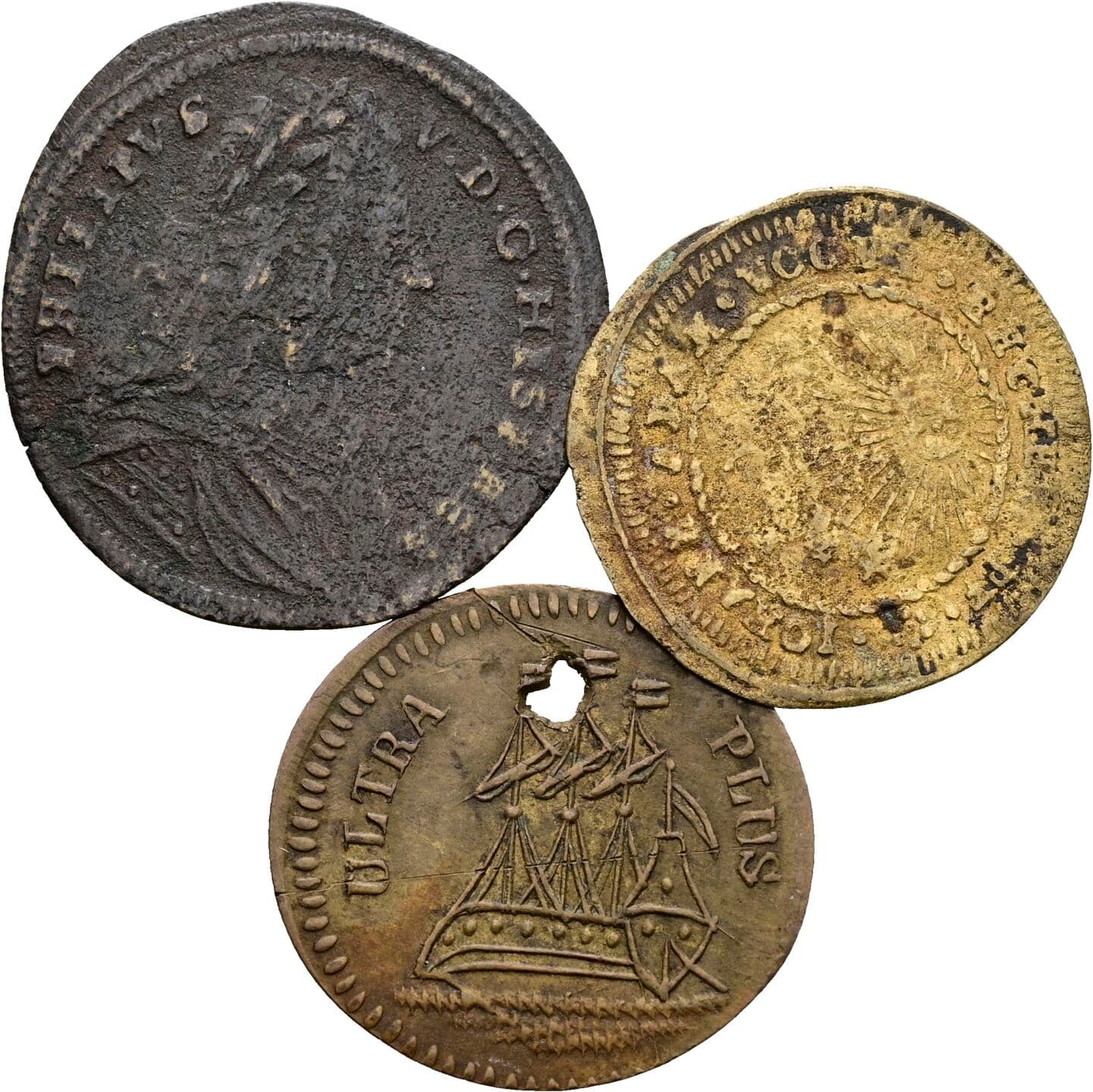 Lot 3 Stück Rechenpfennige