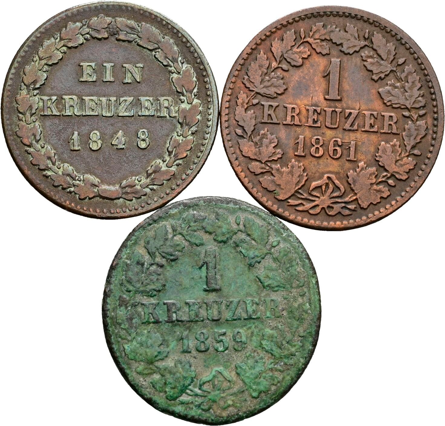 Lot 3 Stück Kreuzer