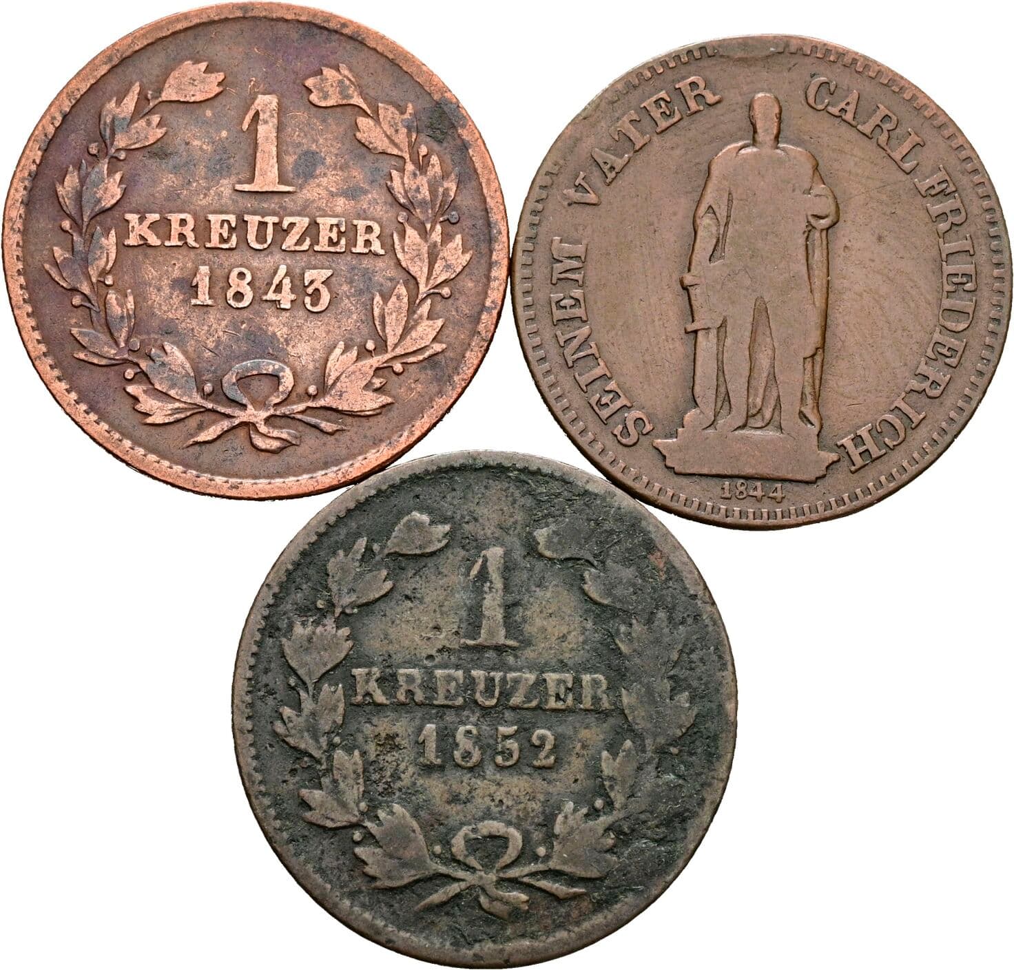 Lot 3 Stück Kreuzer