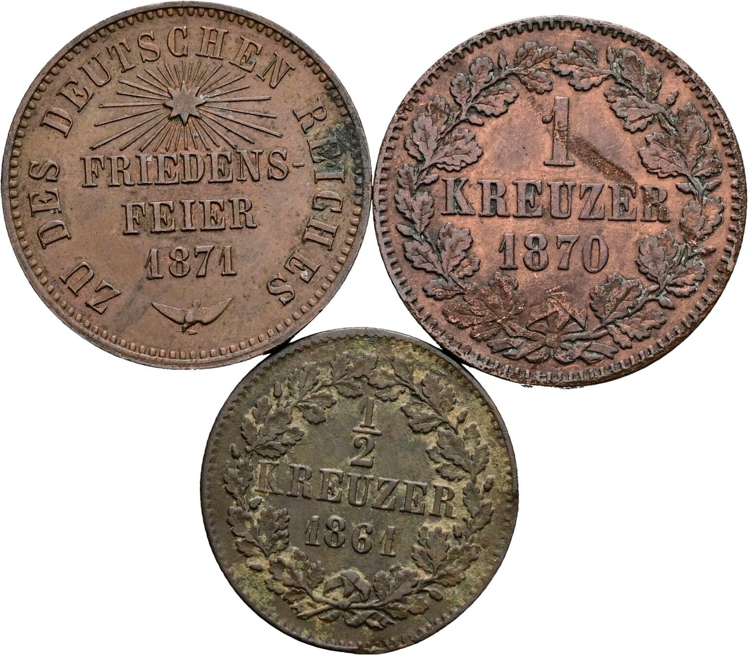 Lot 3 Stück Münzen