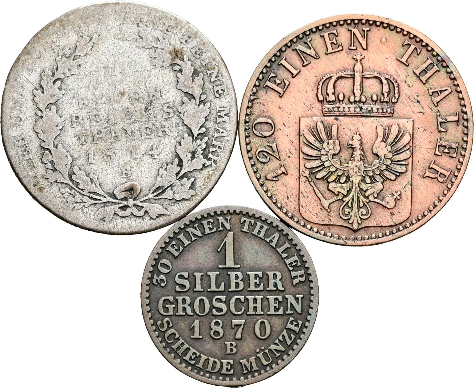 Lot 3 Stück Münzen