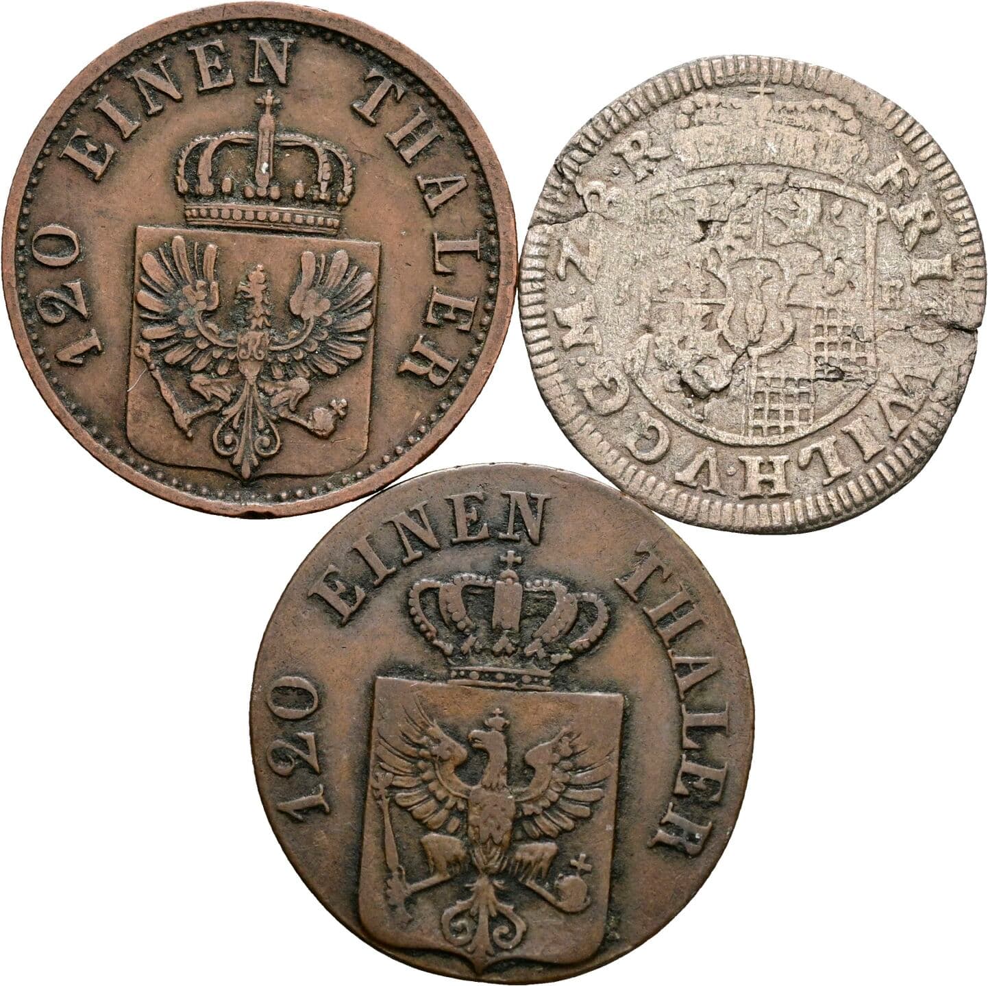 Lot 3 Stück Münzen