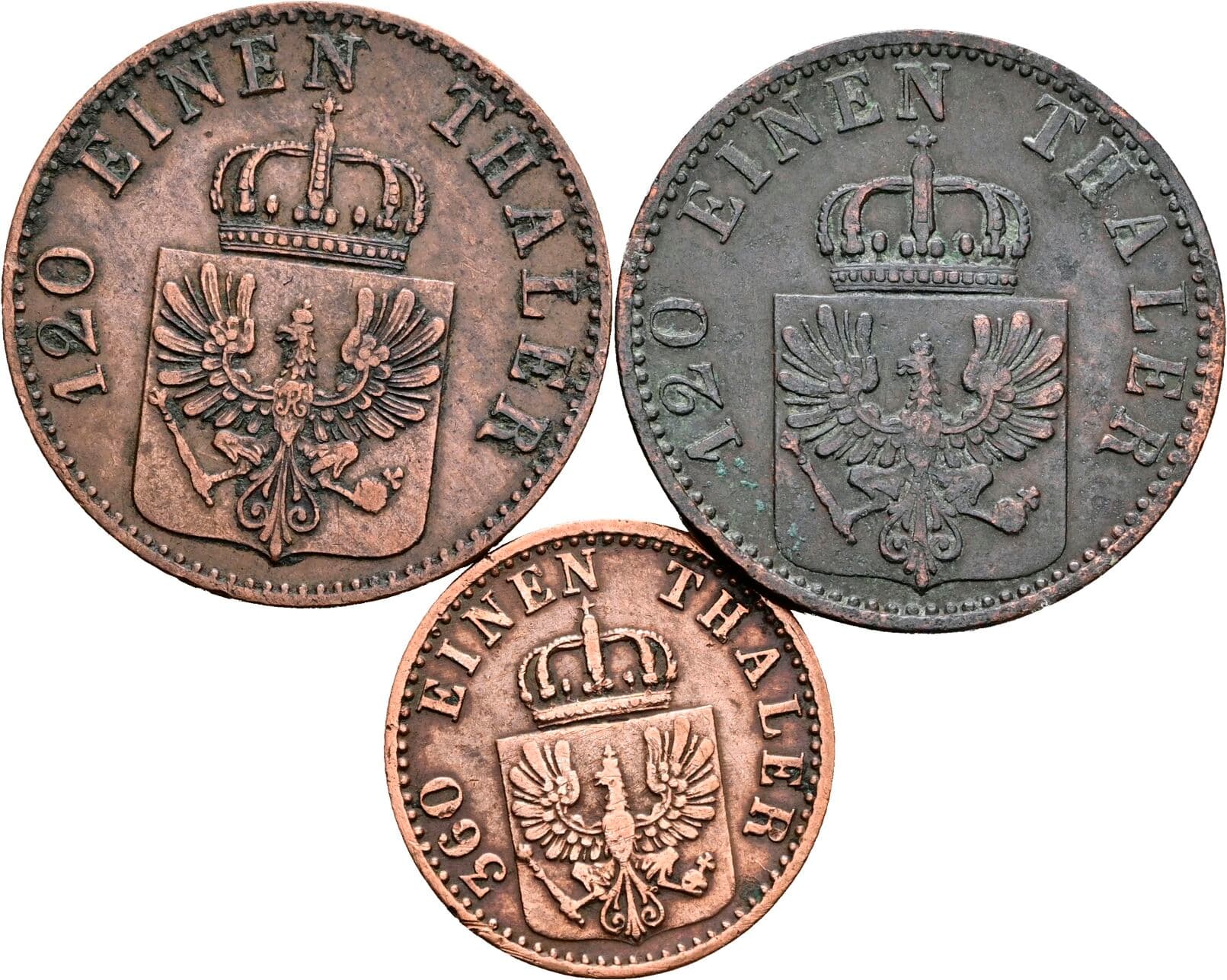 Lot 3 Stück Pfennig