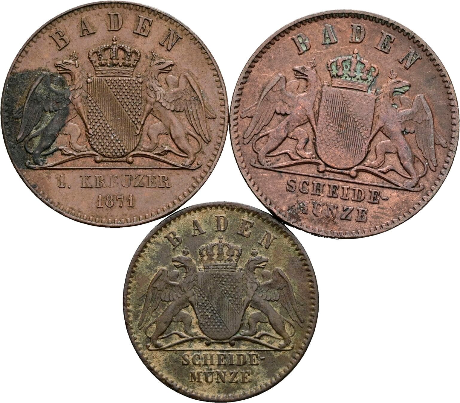 Lot 3 Stück Münzen