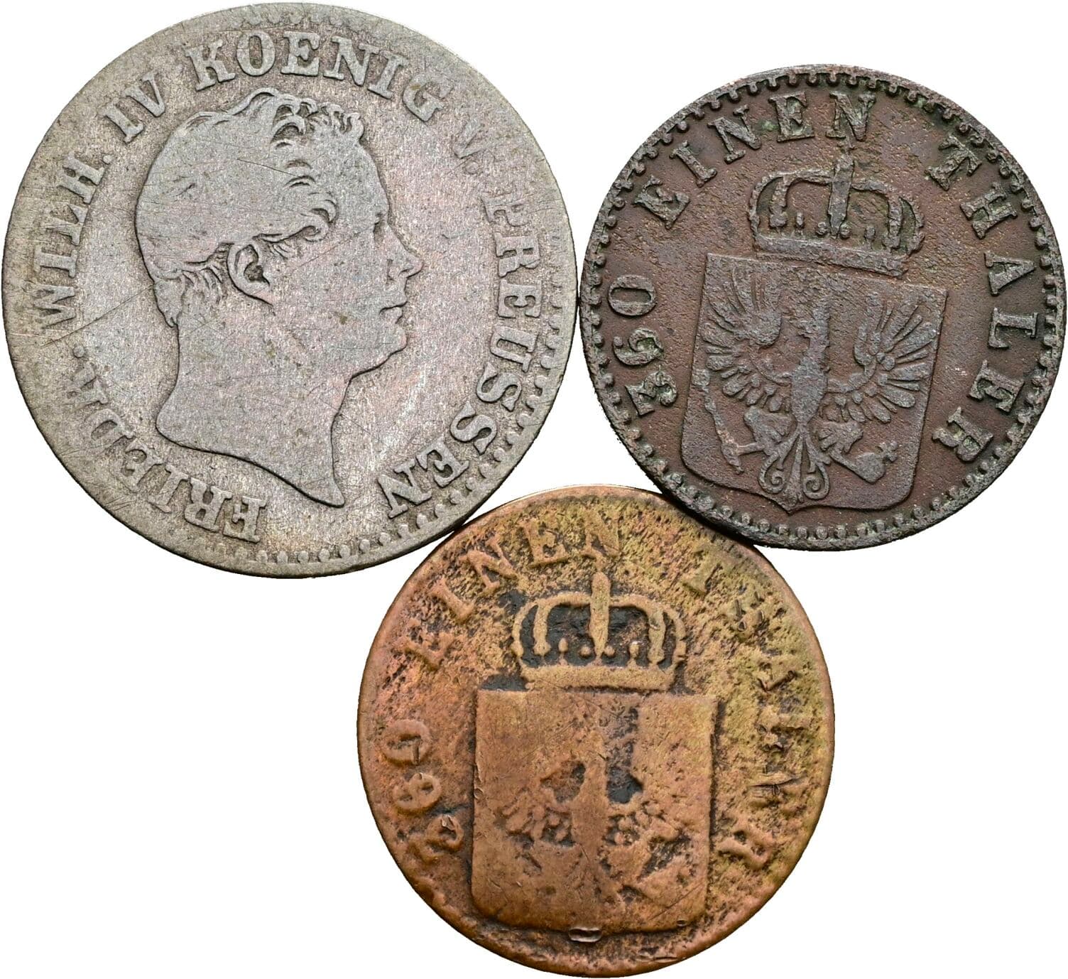 Lot 3 Stück Münzen