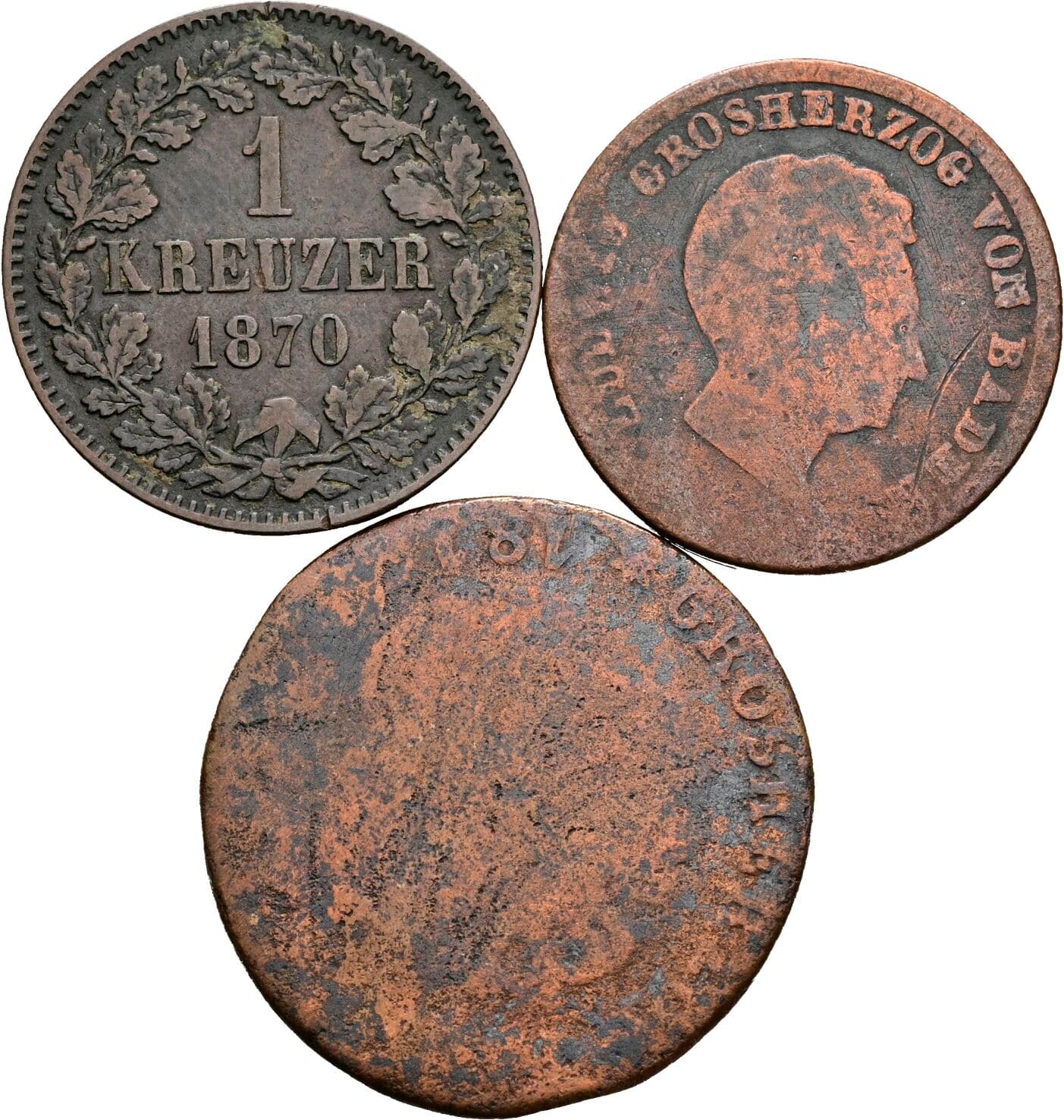 Lot 3 Stück Kreuzer