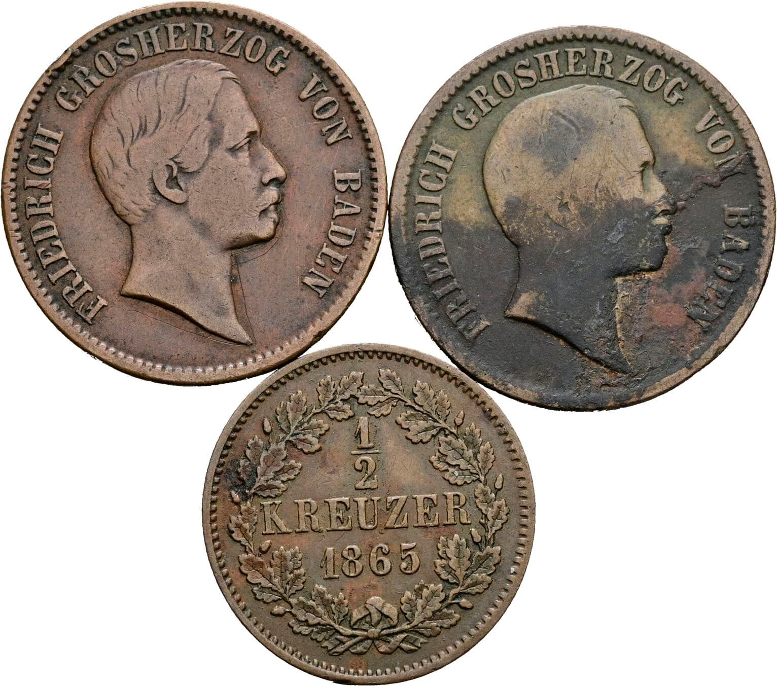 Lot 3 Stück Kreuzer