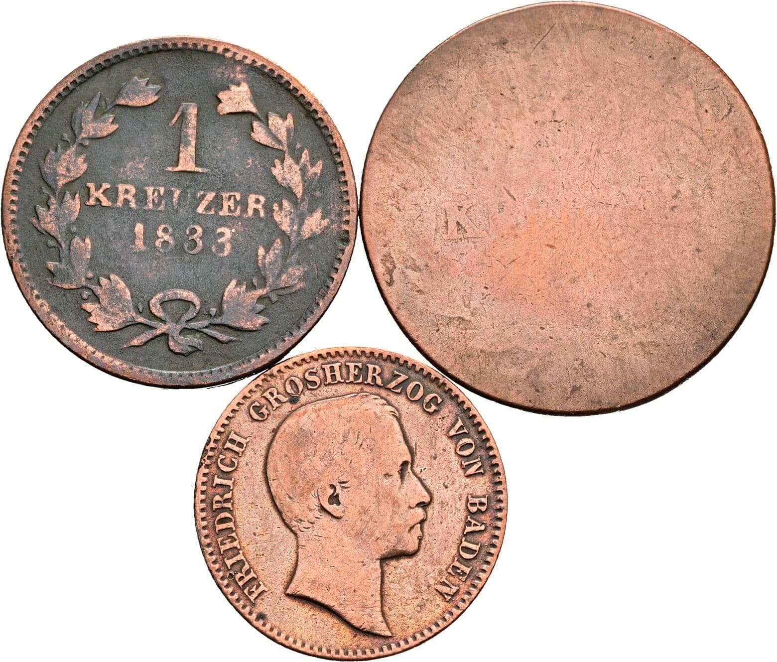 Lot 3 Stück Kreuzer