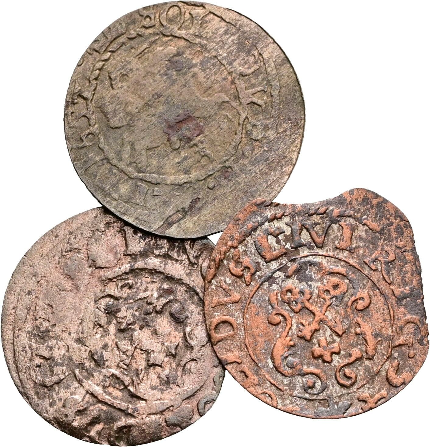 Lot 3 Stück Solidus Shilling