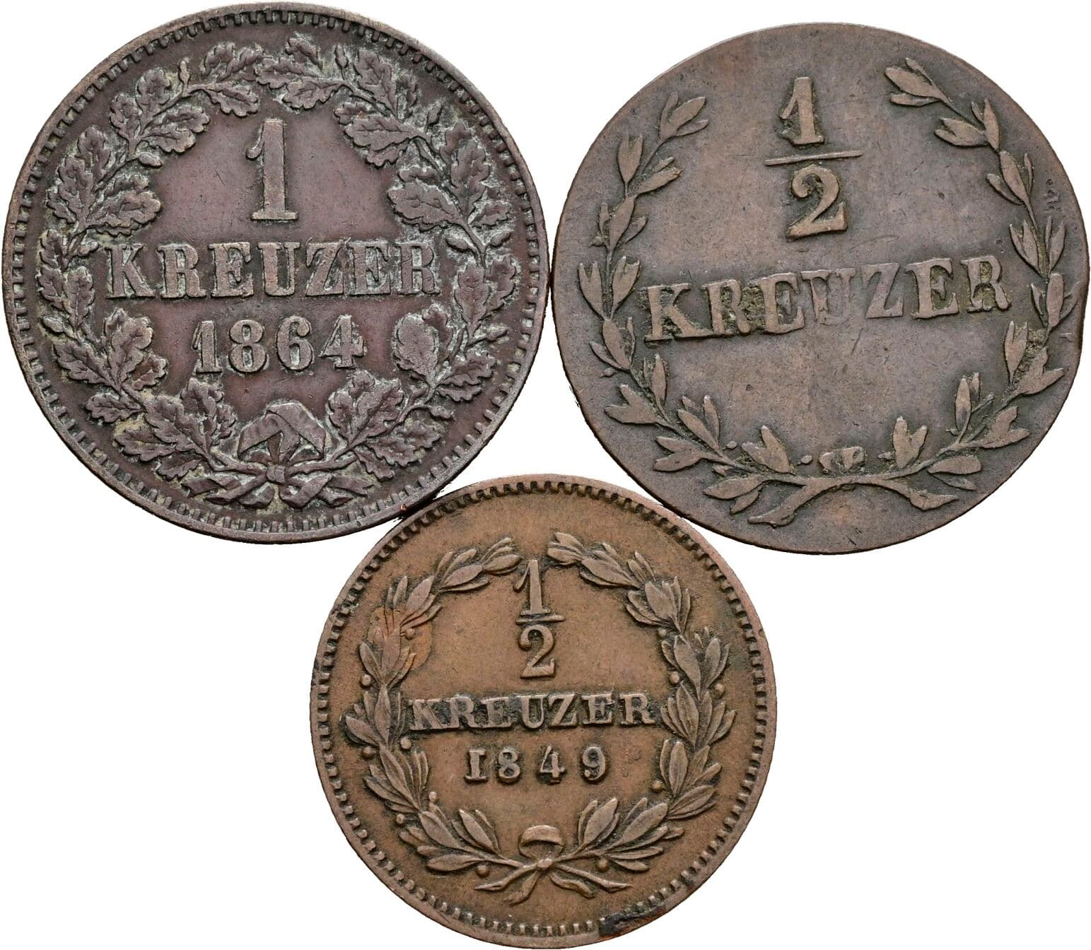 Lot 3 Stück Münzen