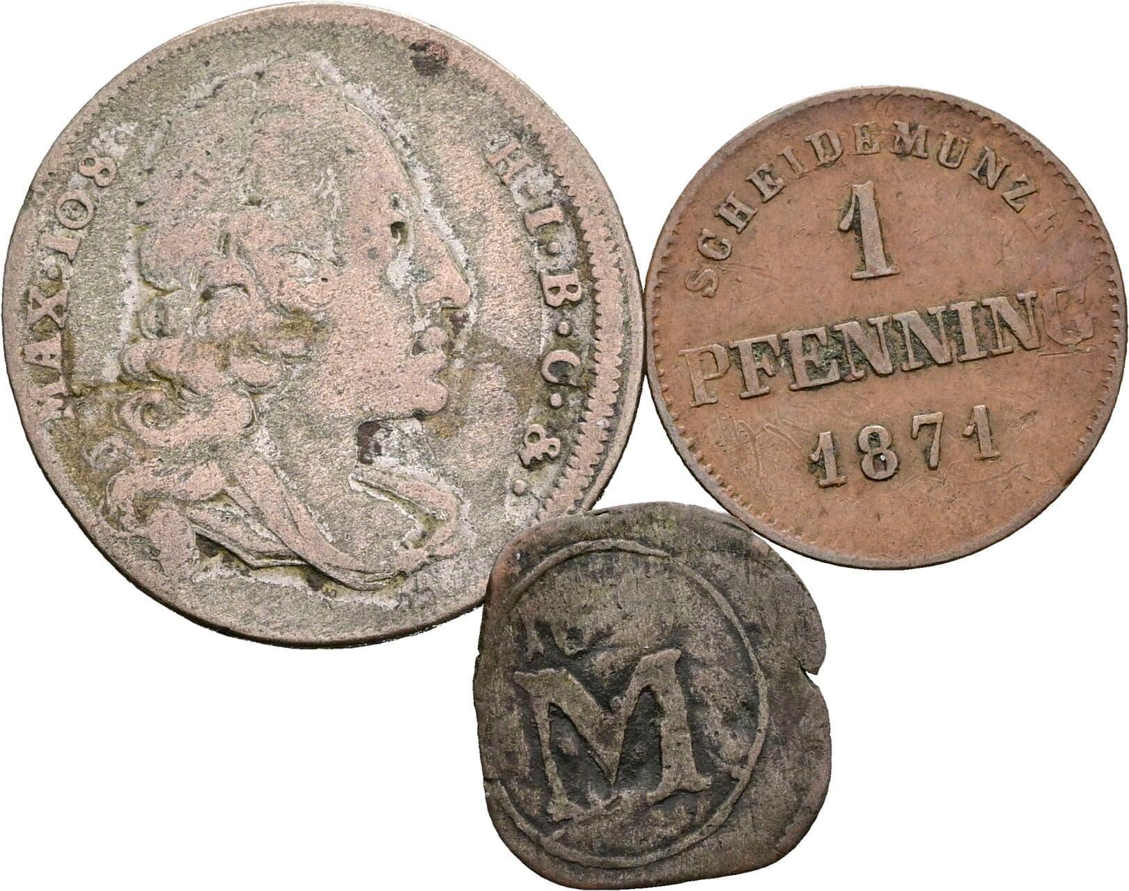 Lot 3 Stück Münzen