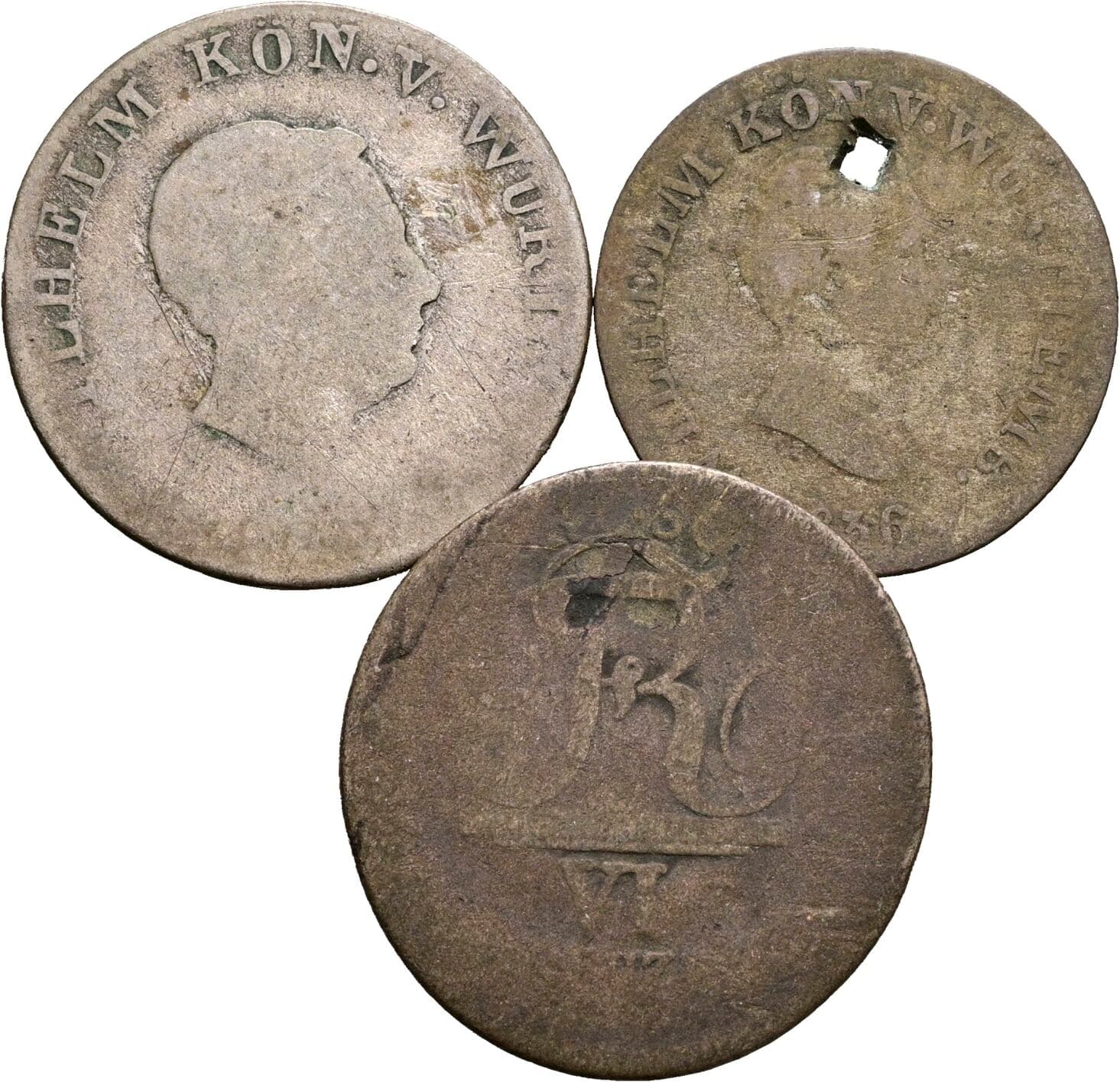 Lot 3 Stück Kreuzer