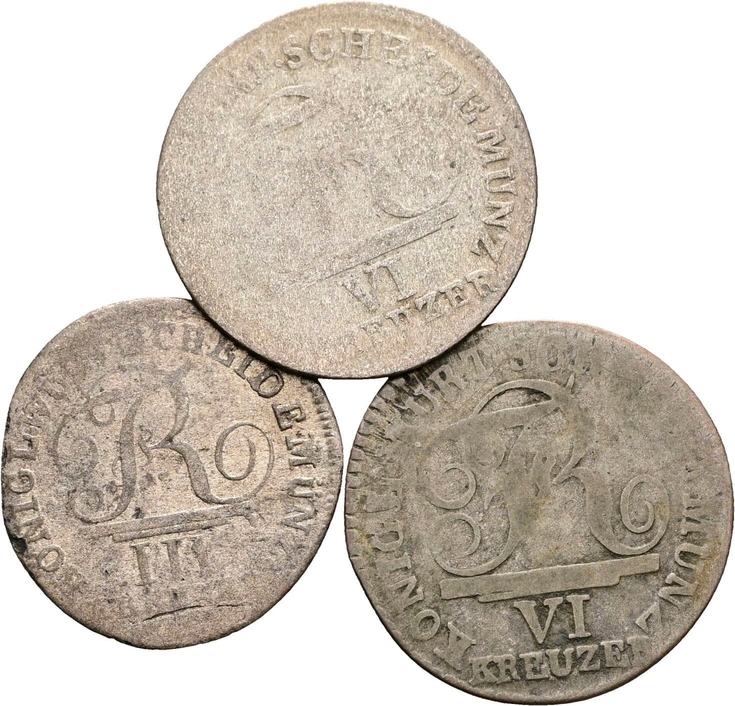 Lot 3 Stück Kreuzer