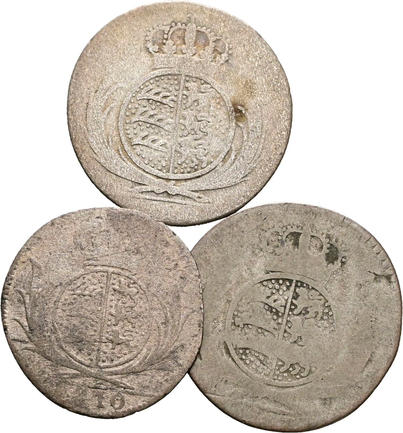 Lot 3 Stück Kreuzer