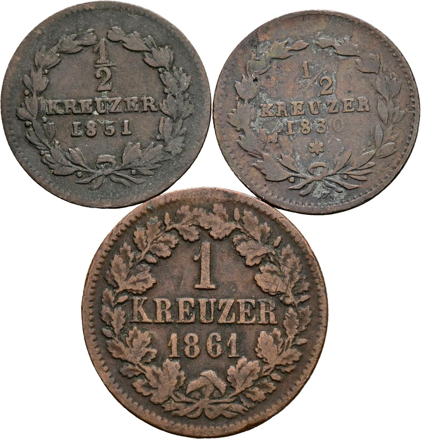 Lot 3 Stück Münzen