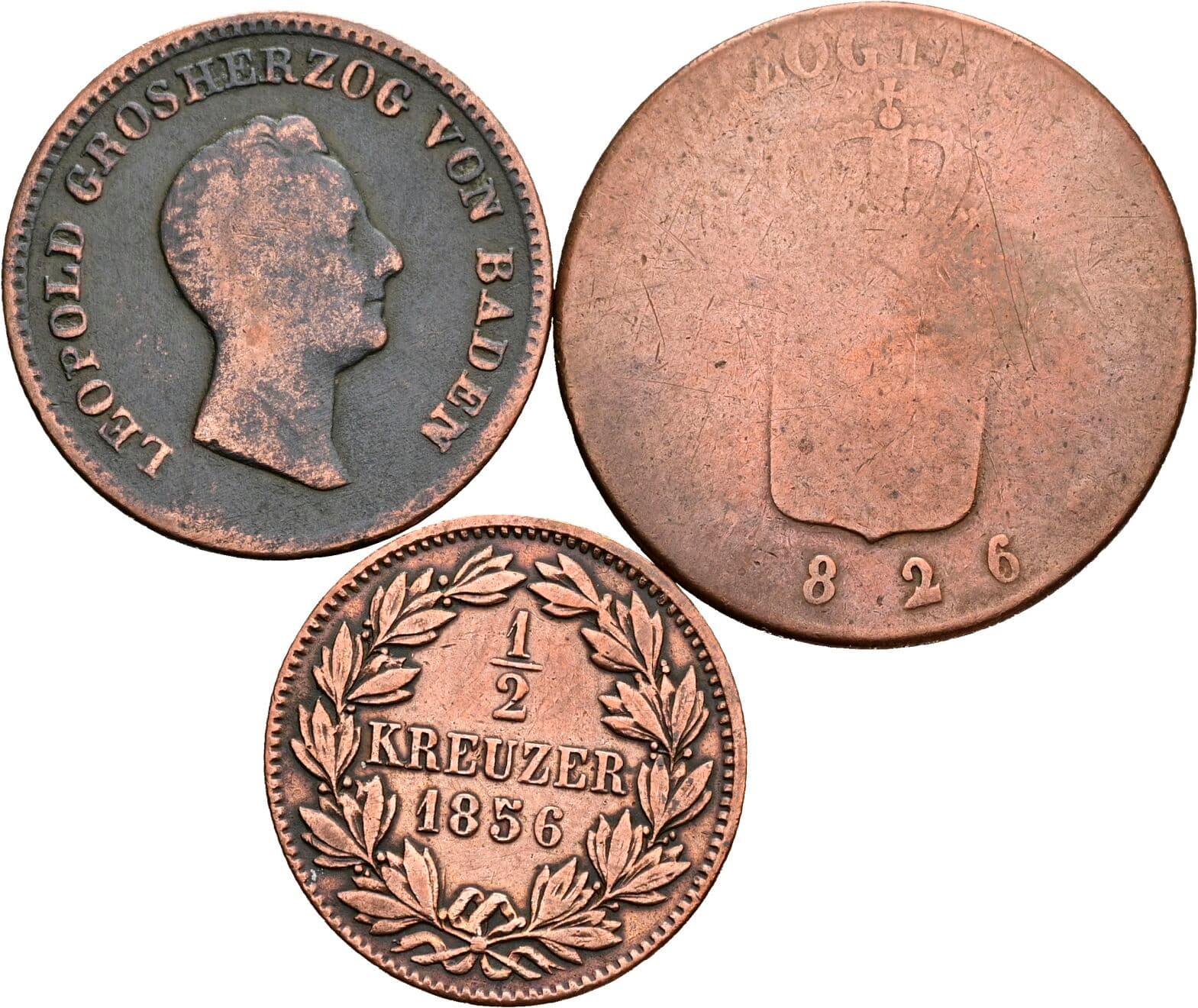 Lot 3 Stück Kreuzer