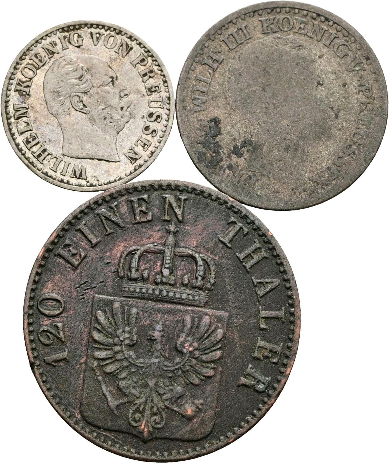 Lot 3 Stück Münzen