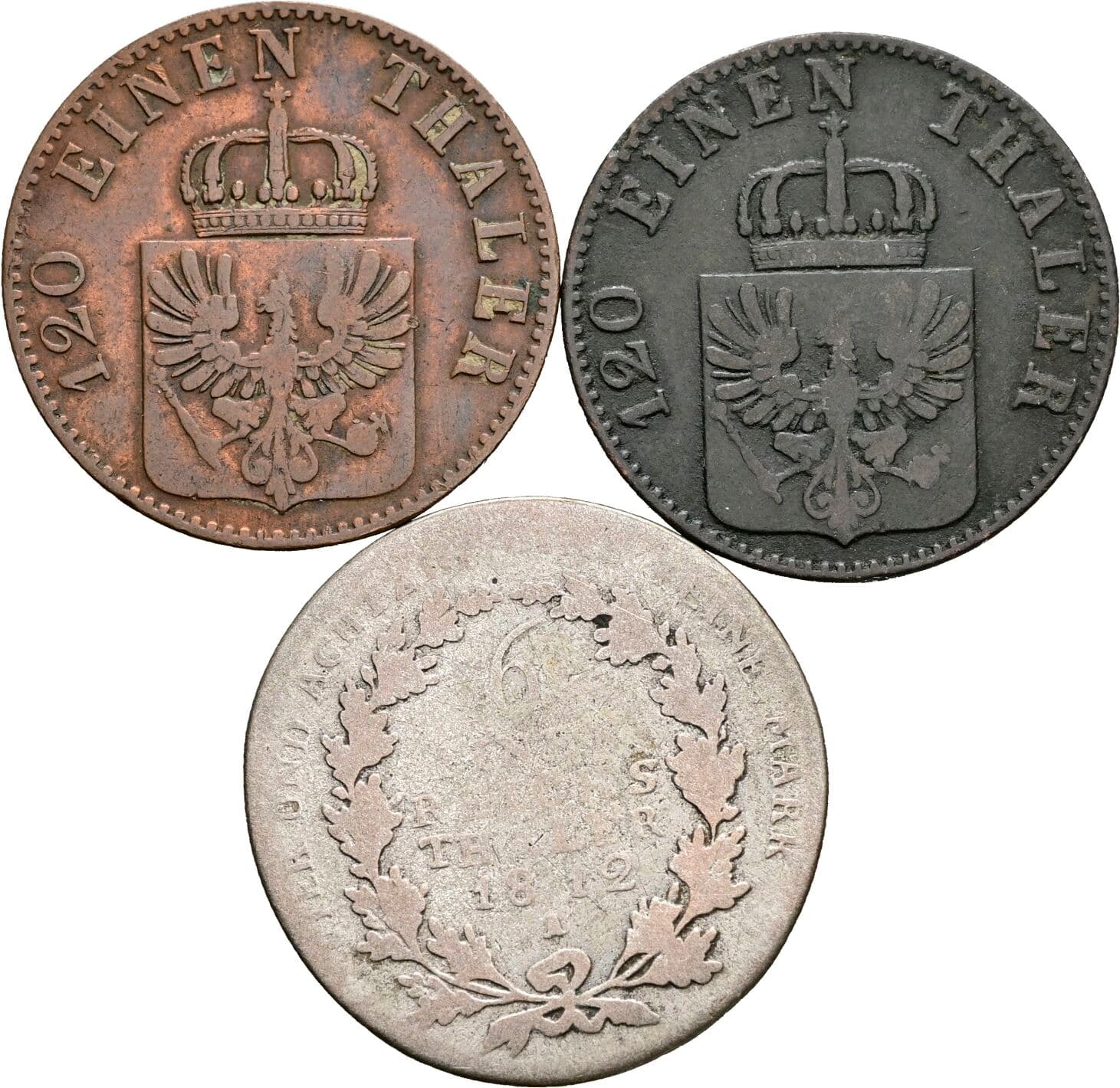 Lot 3 Stück Münzen