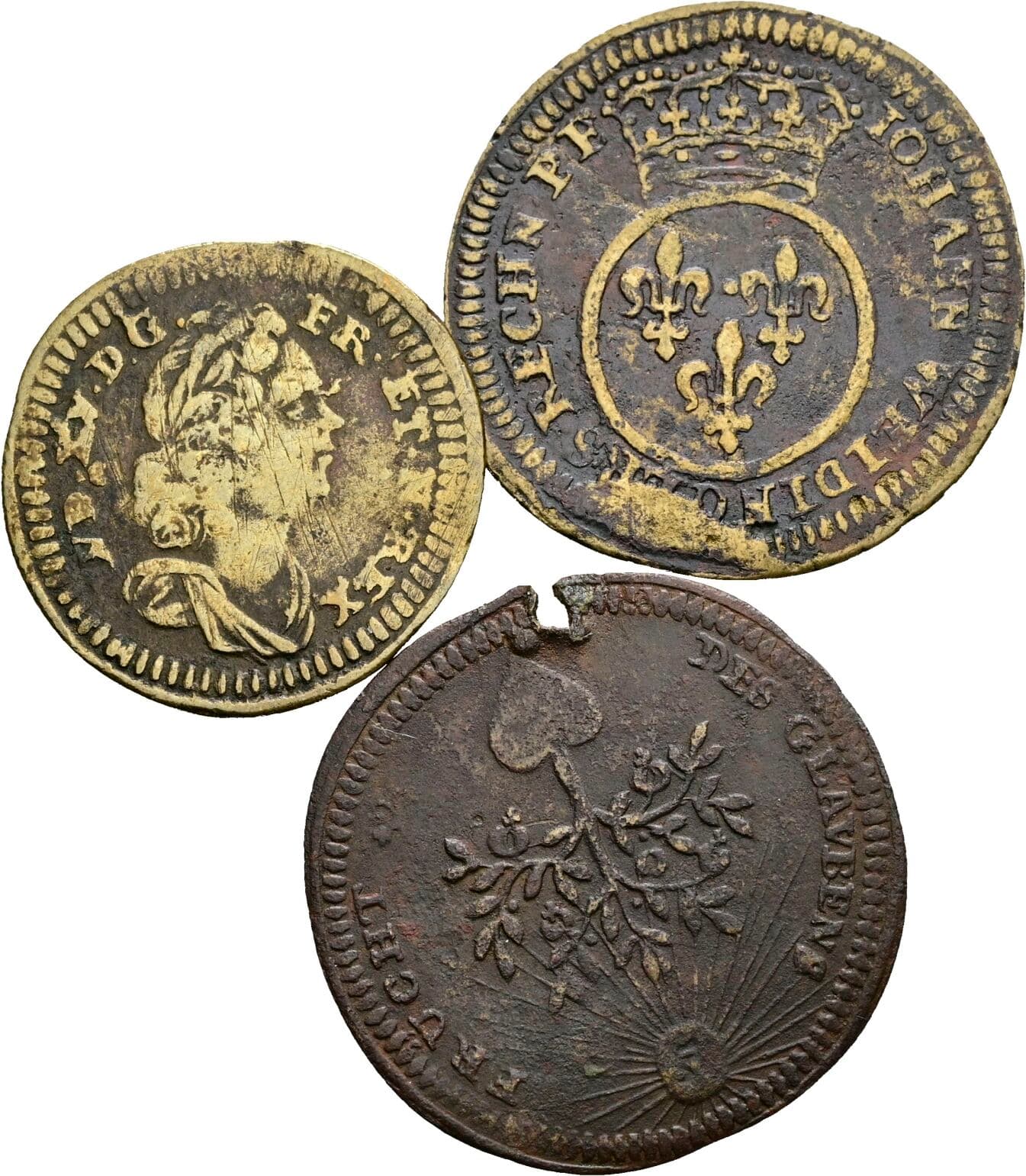 Lot 3 Stück Rechenpfennige