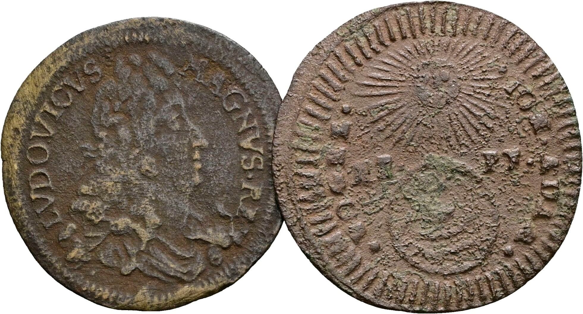 Lot 2 Stück Rechenpfennige