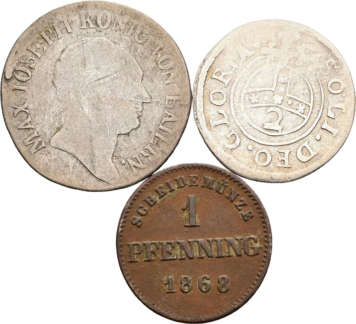 Lot 3 Stück Münzen