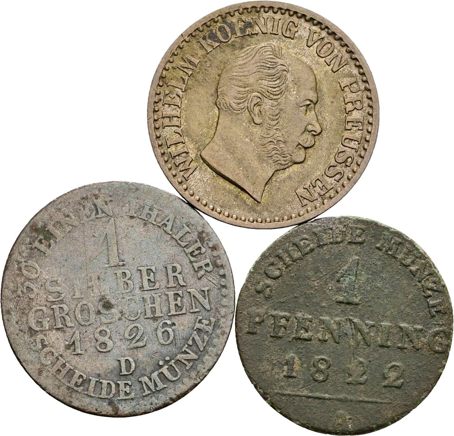 Lot 3 Stück Münzen