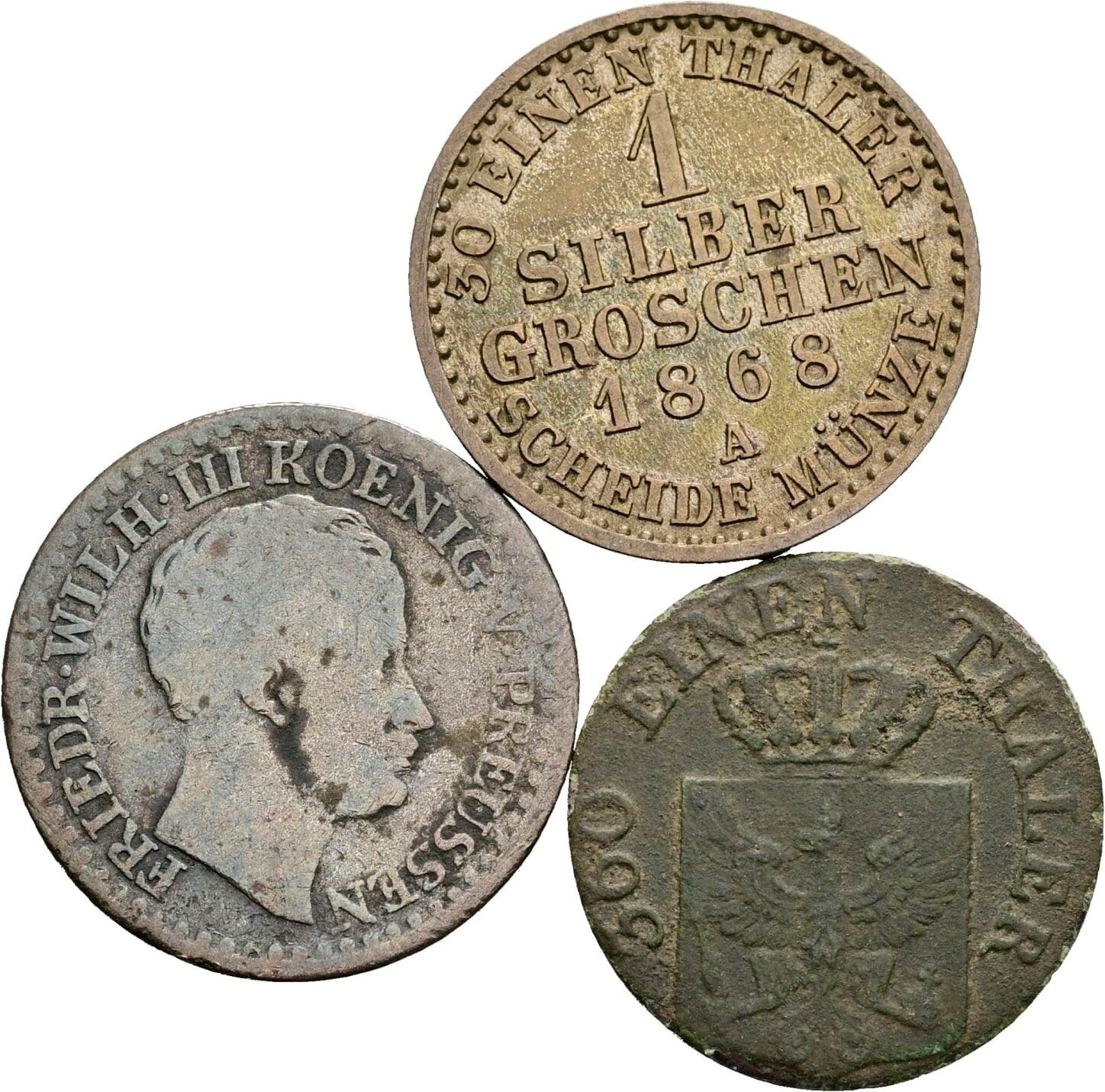 Lot 3 Stück Münzen