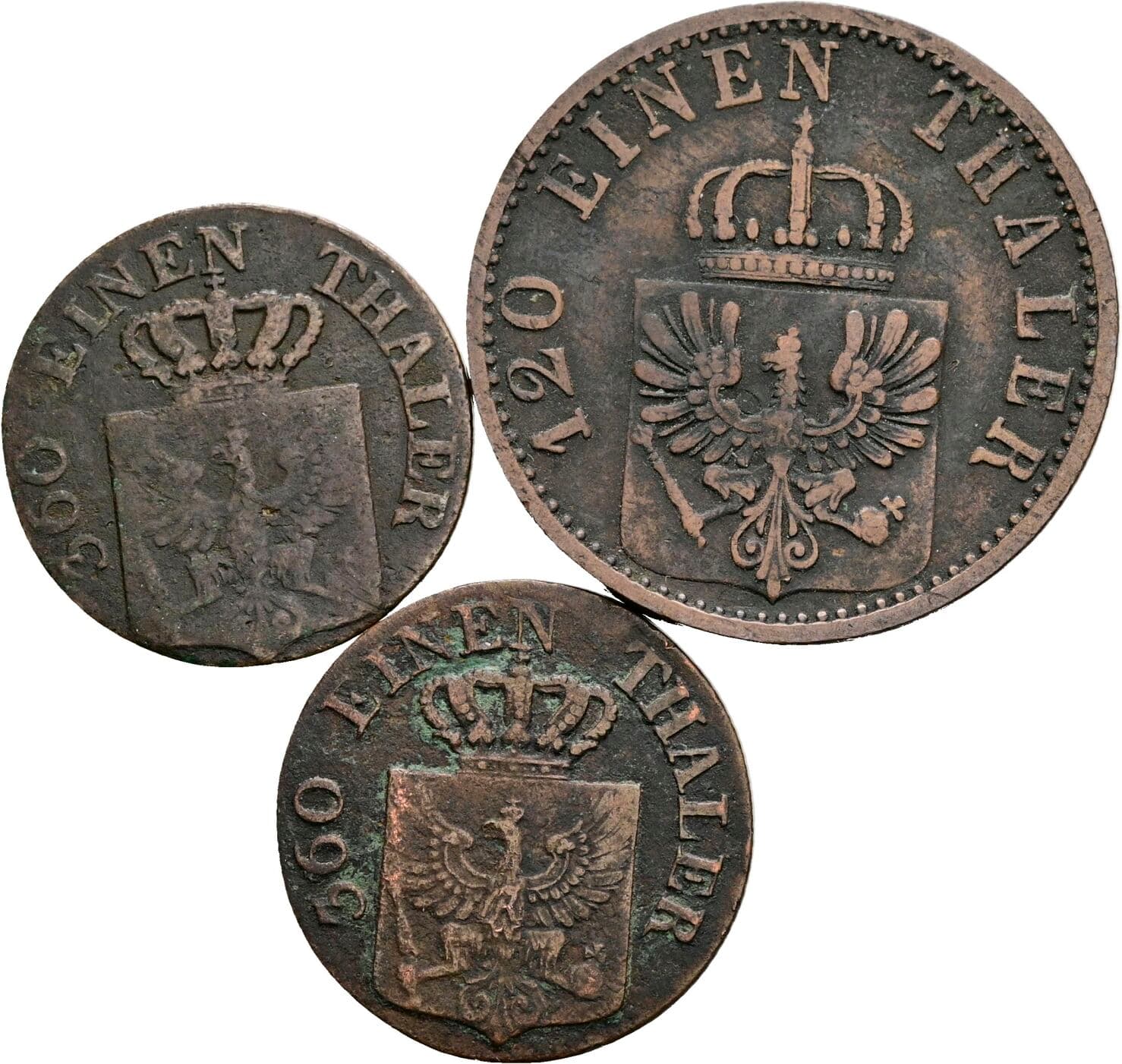 Lot 3 Stück Pfennig
