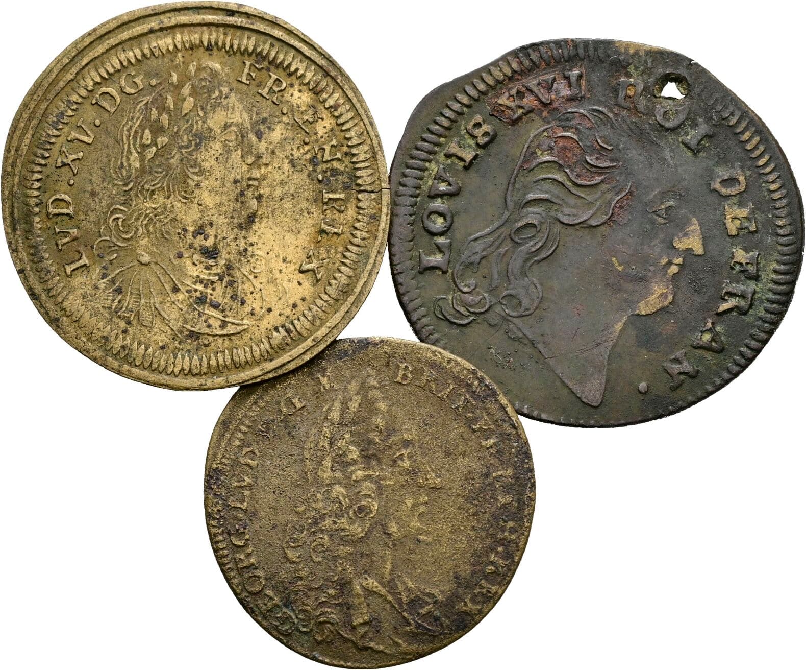 Lot 3 Stück Rechenspfennige