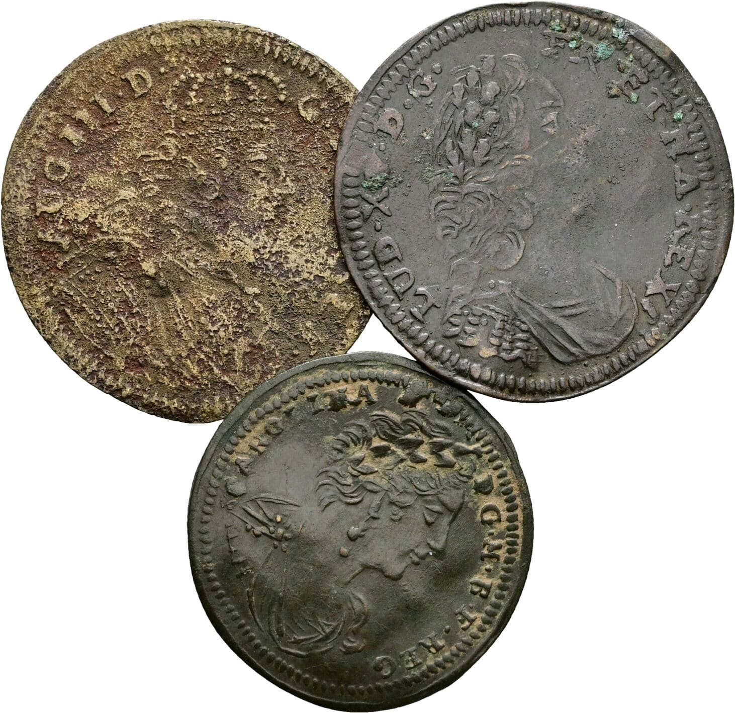 Lot 3 Stück Rechenpfennige